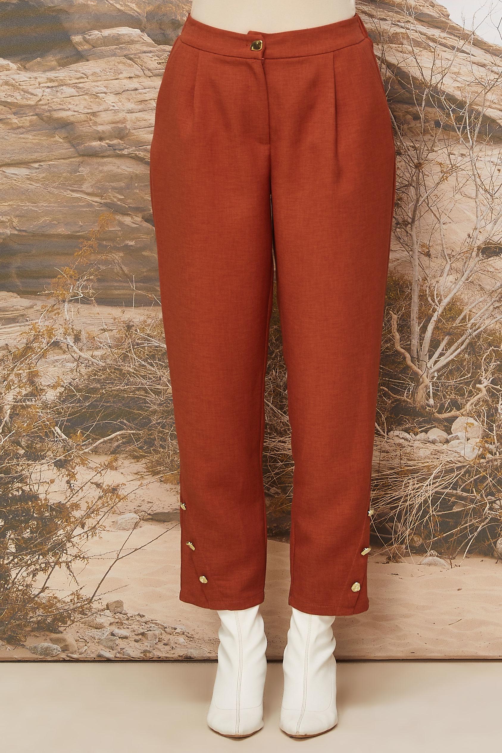 Tesettür giyim TURUNCU HAVUÇ PANTOLON 70946