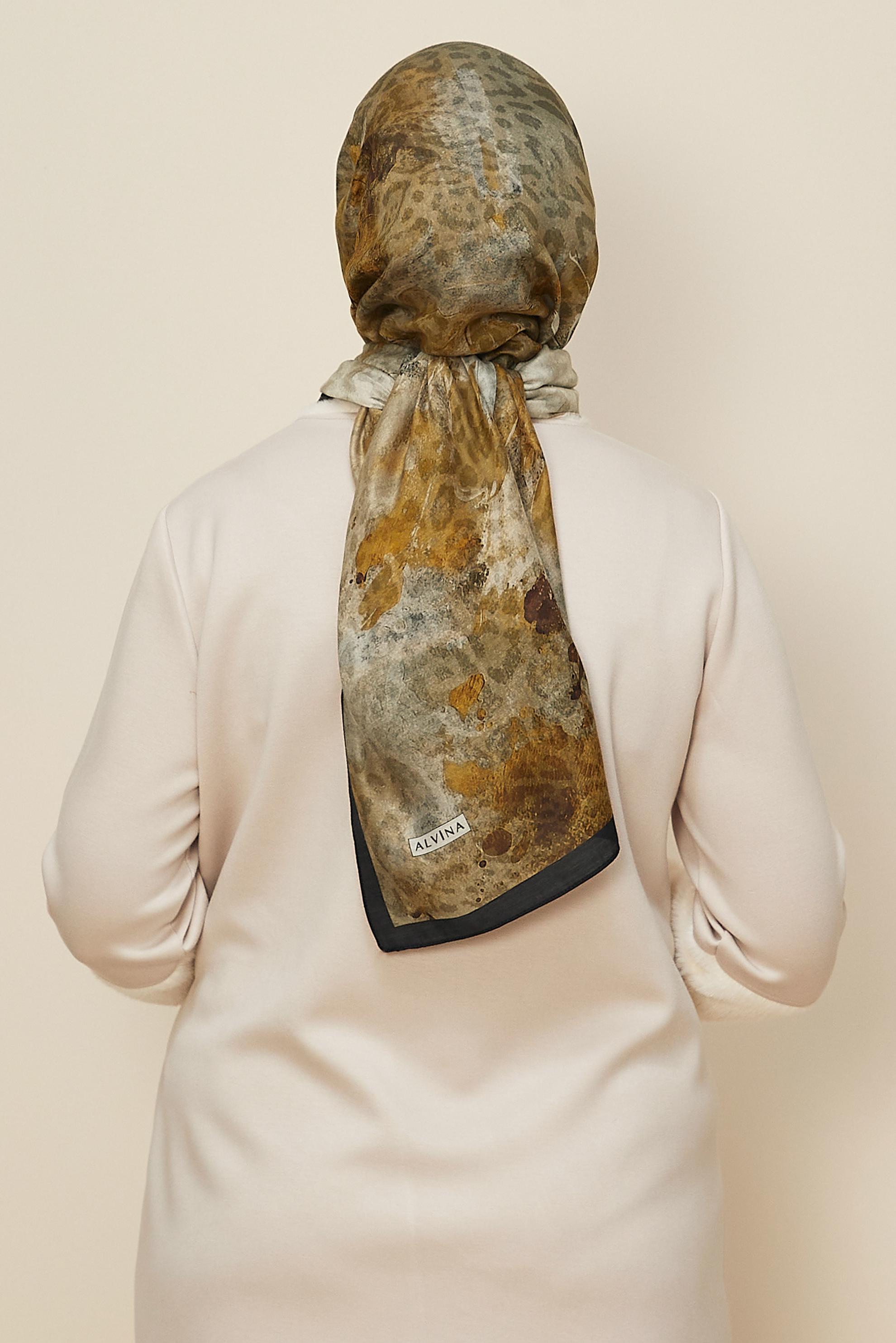 Hijab clothing NAVY BLUE 1332 ALVİNA KAŞMİR ŞAL(HNM)