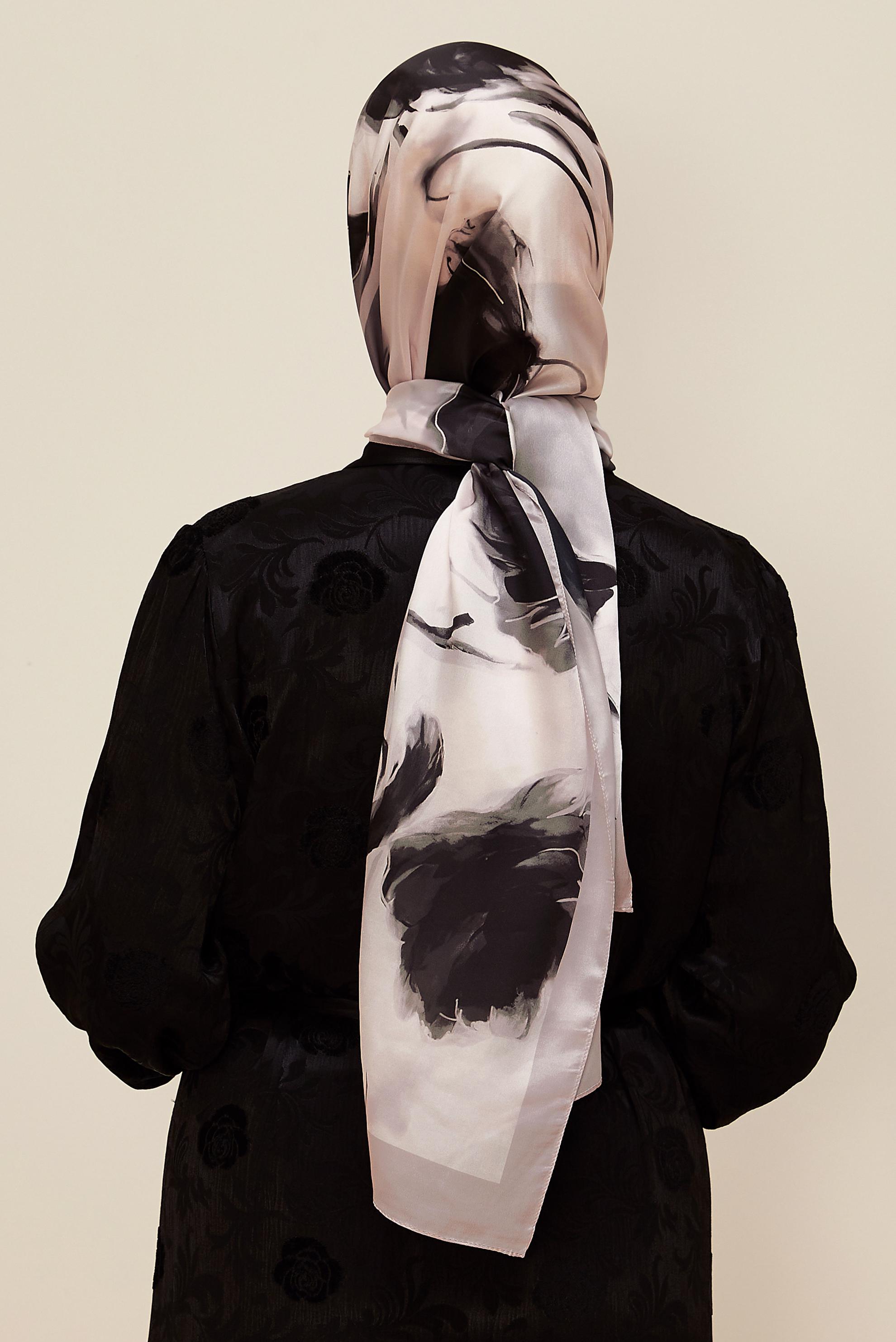 Hijab clothing POWDER ALVINA PATTERNED SHAWL 8602