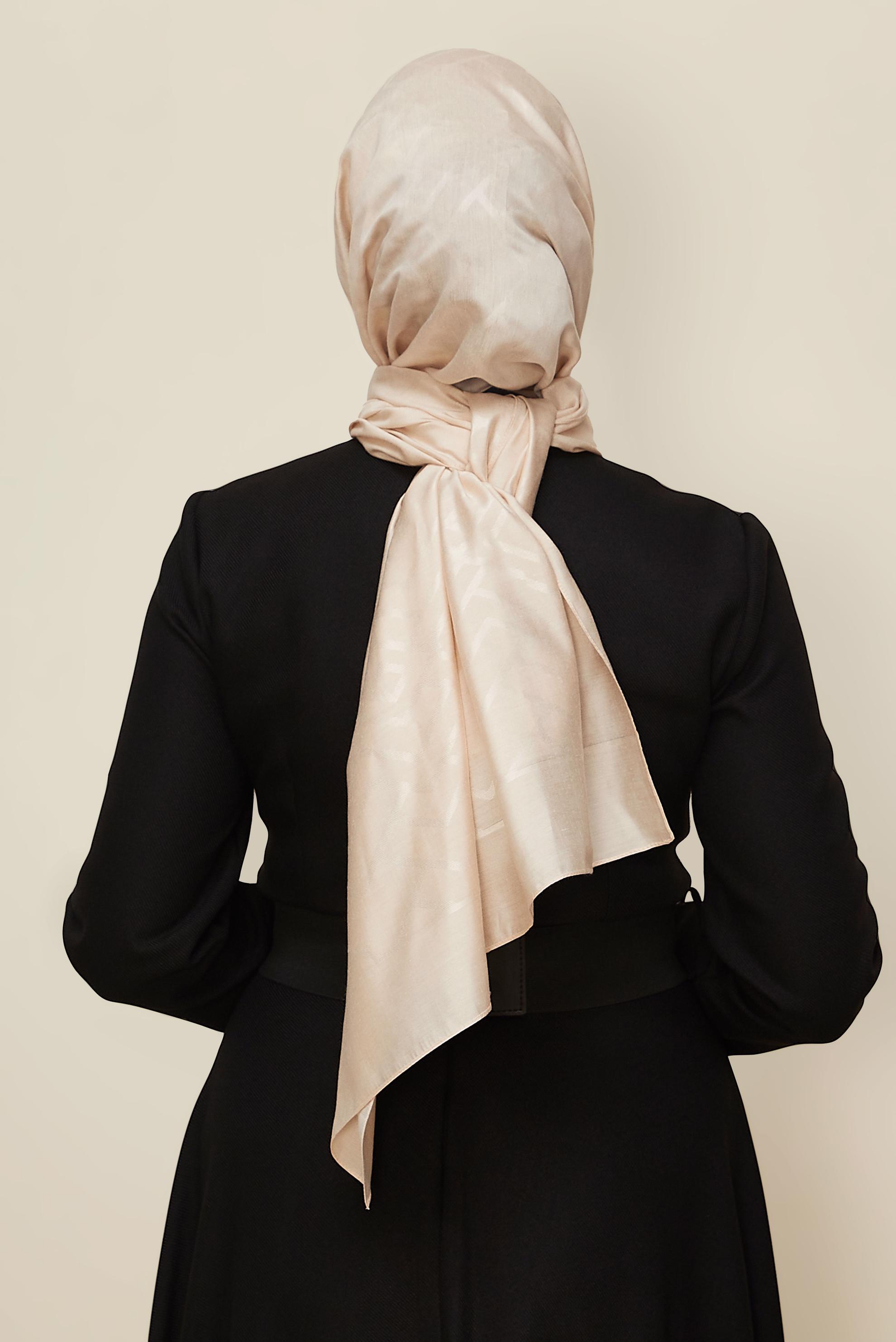 Vêtements hijab BEIGE CHÂLE ALVINA EN VISCOSE 8611