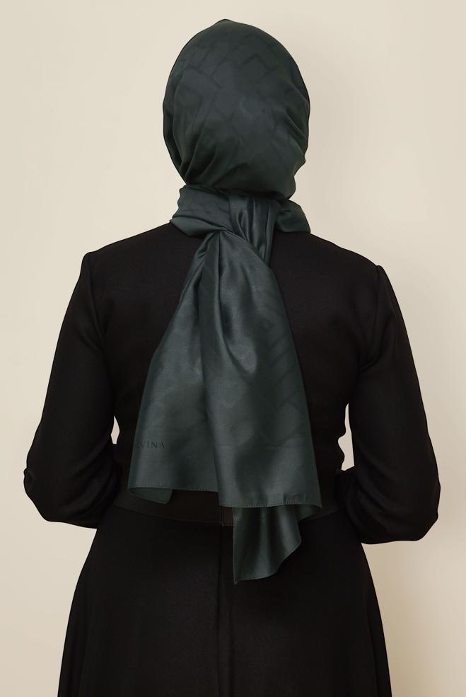 Vêtements hijab GRIS CHÂLE ALVINA EN VISCOSE 8611 - ALVİNA