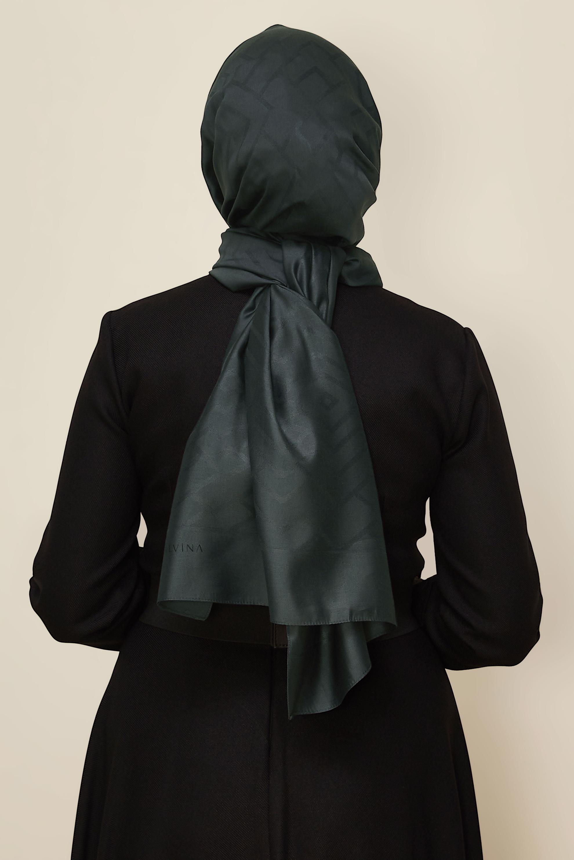 Vêtements hijab GRIS CHÂLE ALVINA EN VISCOSE 8611