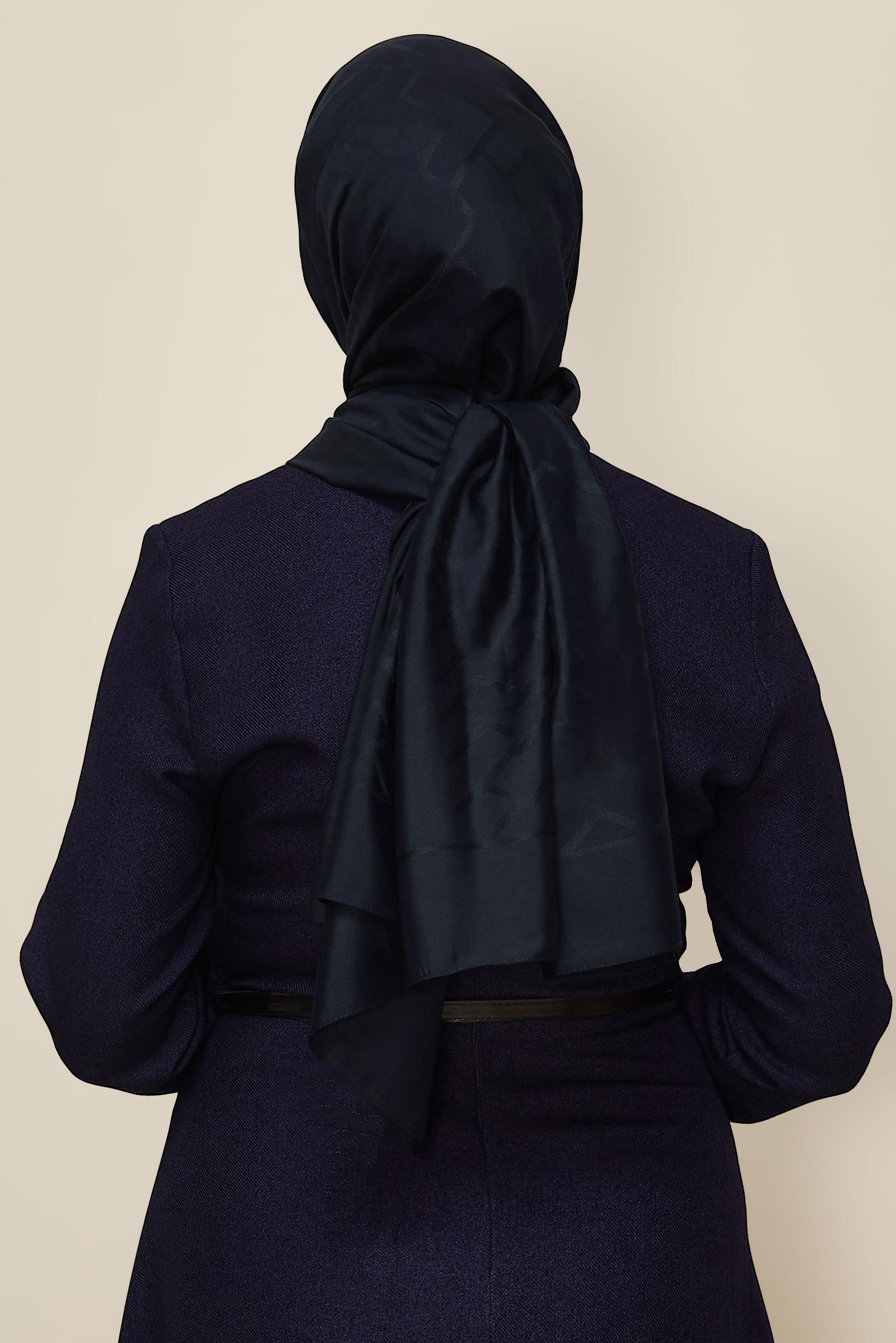 Vêtements hijab BLEU MARINE CHÂLE ALVINA EN VISCOSE 8611