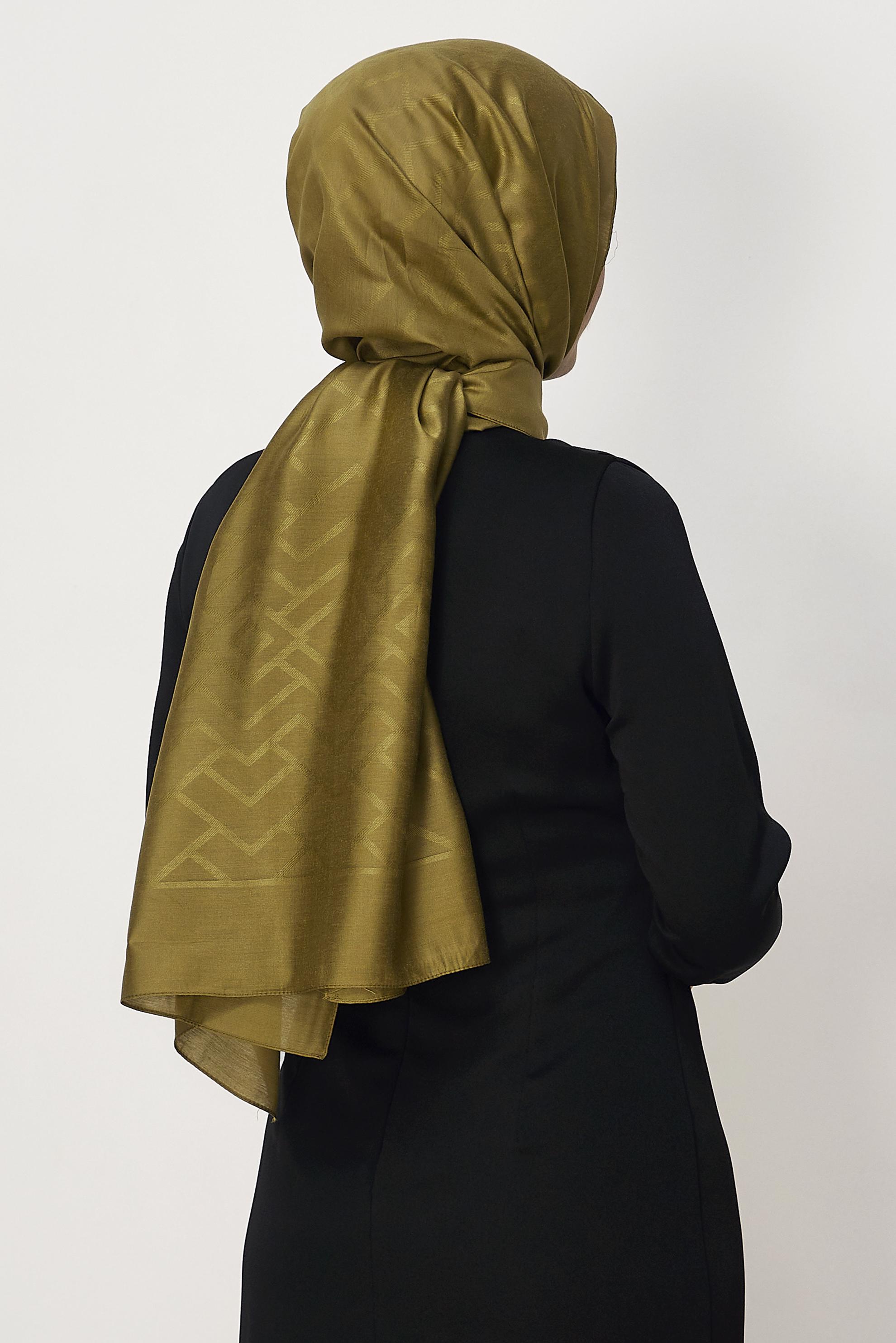 Hijab clothing GREEN ALVINA VISCOSE SHAWL 8611