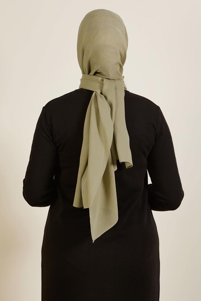 Vêtements hijab BEIGE CHÂLE ALVINA 8613 - ALVİNA