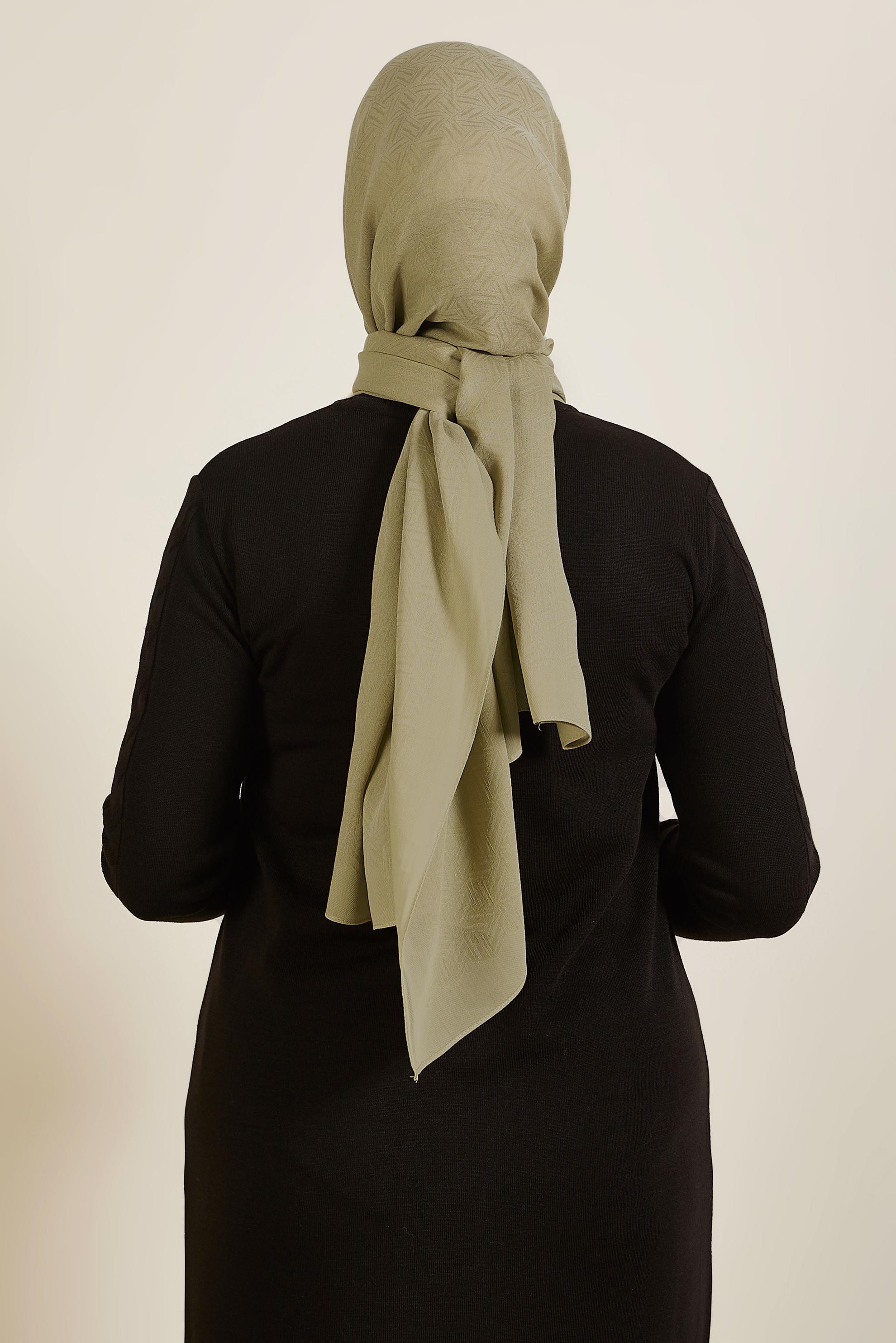 Vêtements hijab BEIGE CHÂLE ALVINA 8613