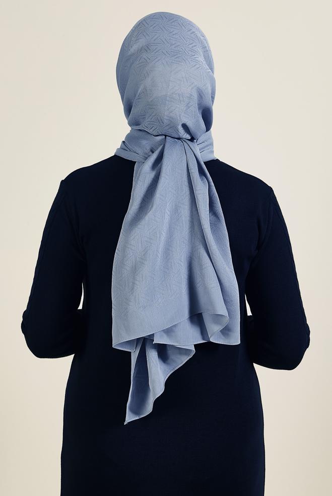 Vêtements hijab ARGENT CHÂLE ALVINA 8613 - ALVİNA