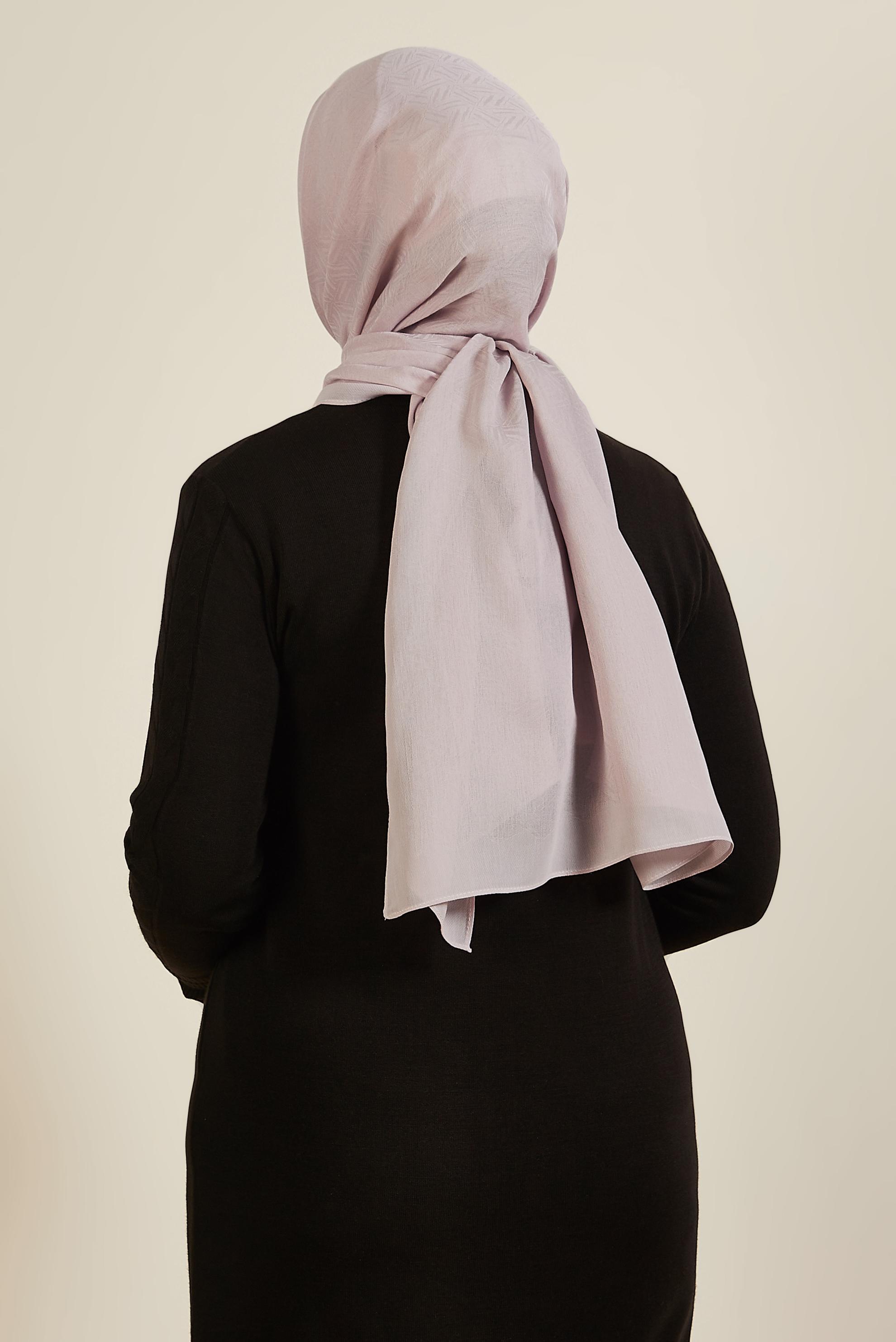 Tesettür giyim PUDRA ALVİNA VELLURE ŞAL 8613