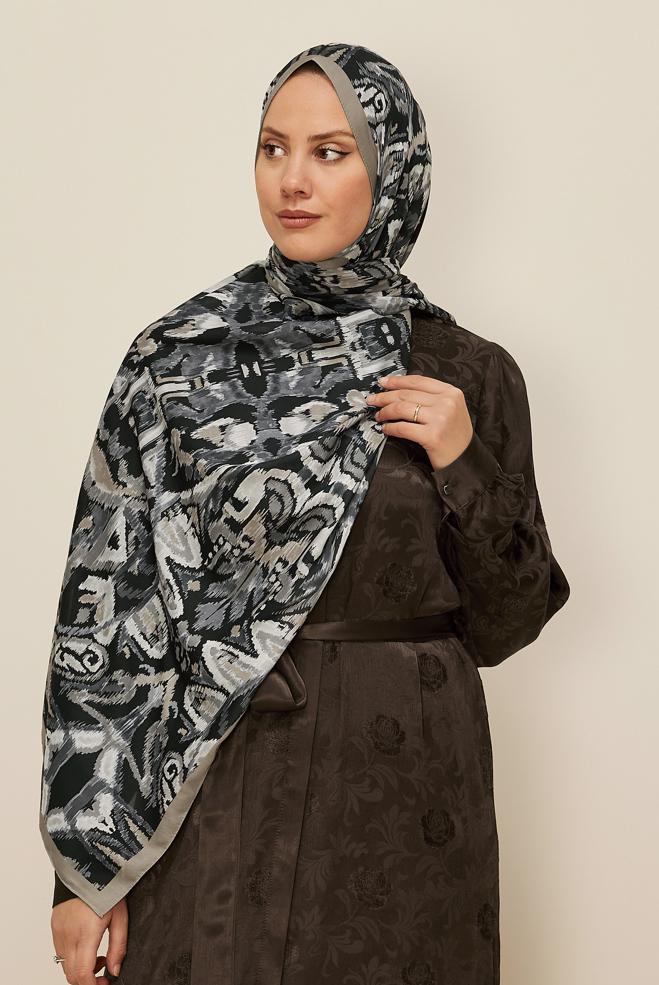 Vêtements hijab NOIR 10866-1 ALVİNA SOFT ŞAL(HNM) - ALVİNA