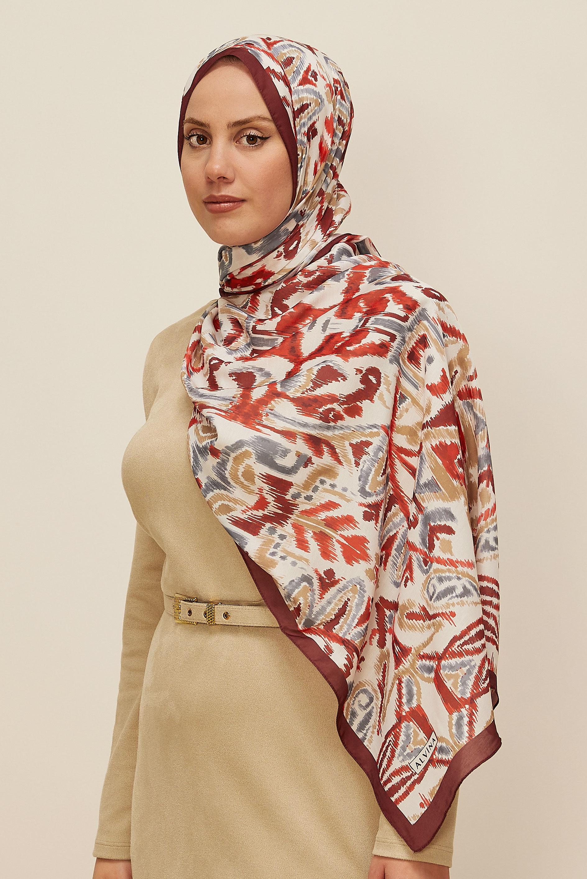 Vêtements hijab ROUGE 10866-1 ALVİNA SOFT ŞAL(HNM)