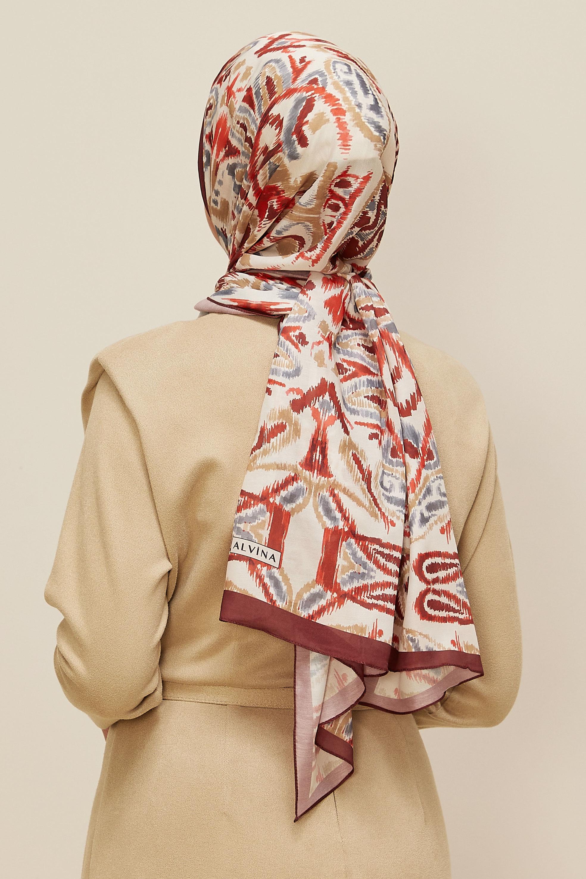 Vêtements hijab ROUGE 10866-1 ALVİNA SOFT ŞAL(HNM)