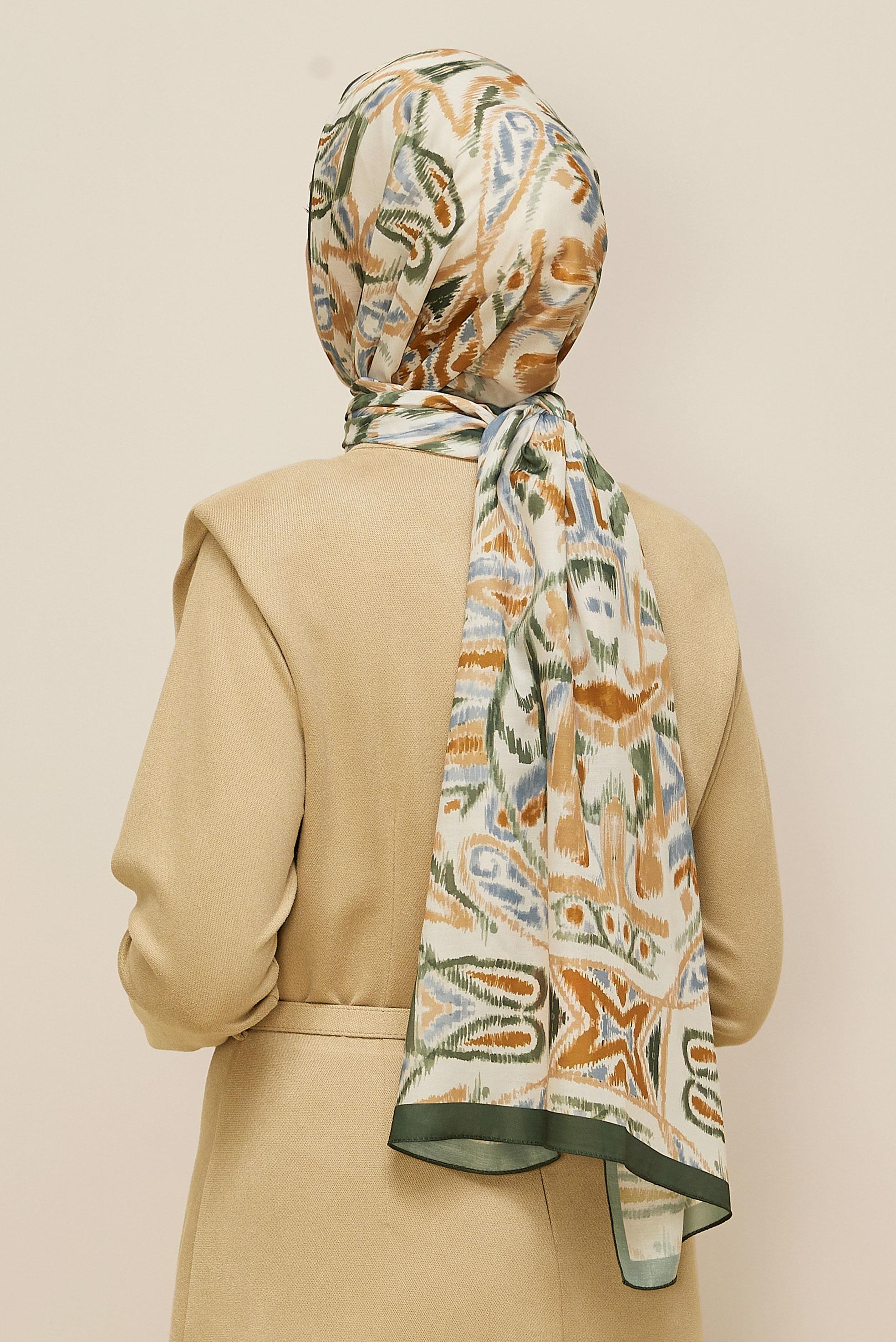 Vêtements hijab KAKI 10866-1 ALVİNA SOFT ŞAL(HNM)