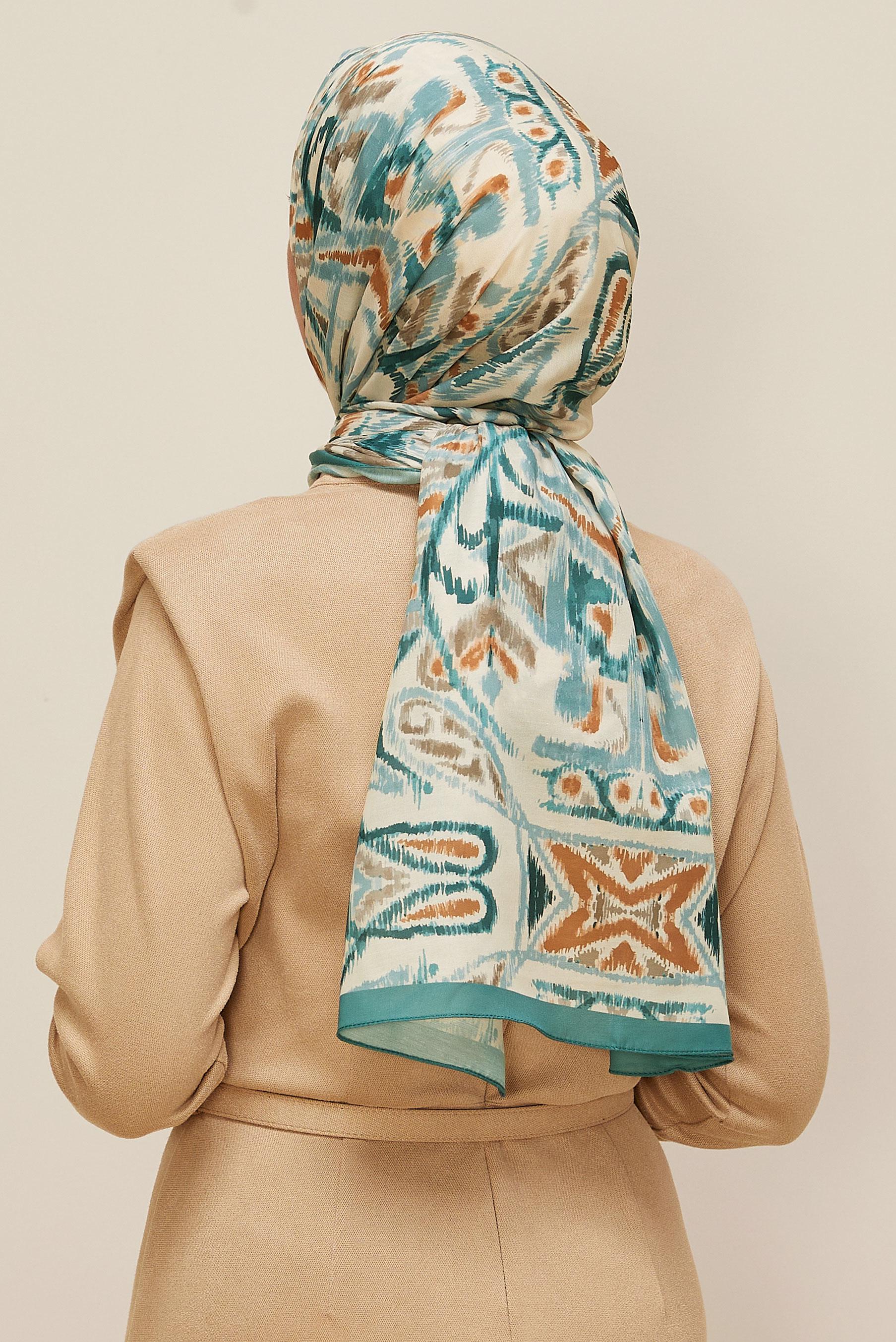 Tesettür giyim MAVİ ALVİNA SOFT ŞAL 10866-1