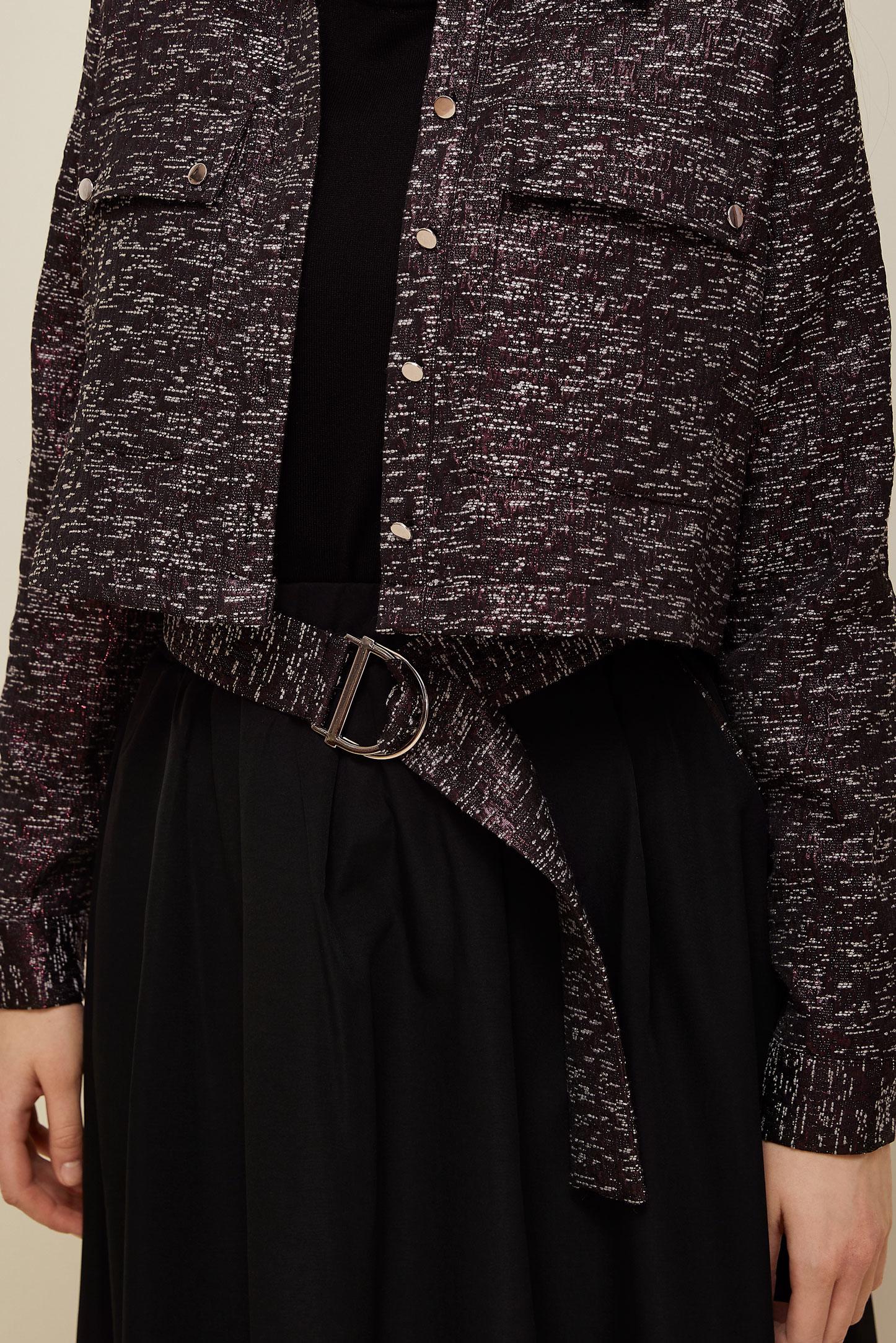 Vêtements hijab PRUNE COSTUME À JUPE JACQUARD 45935