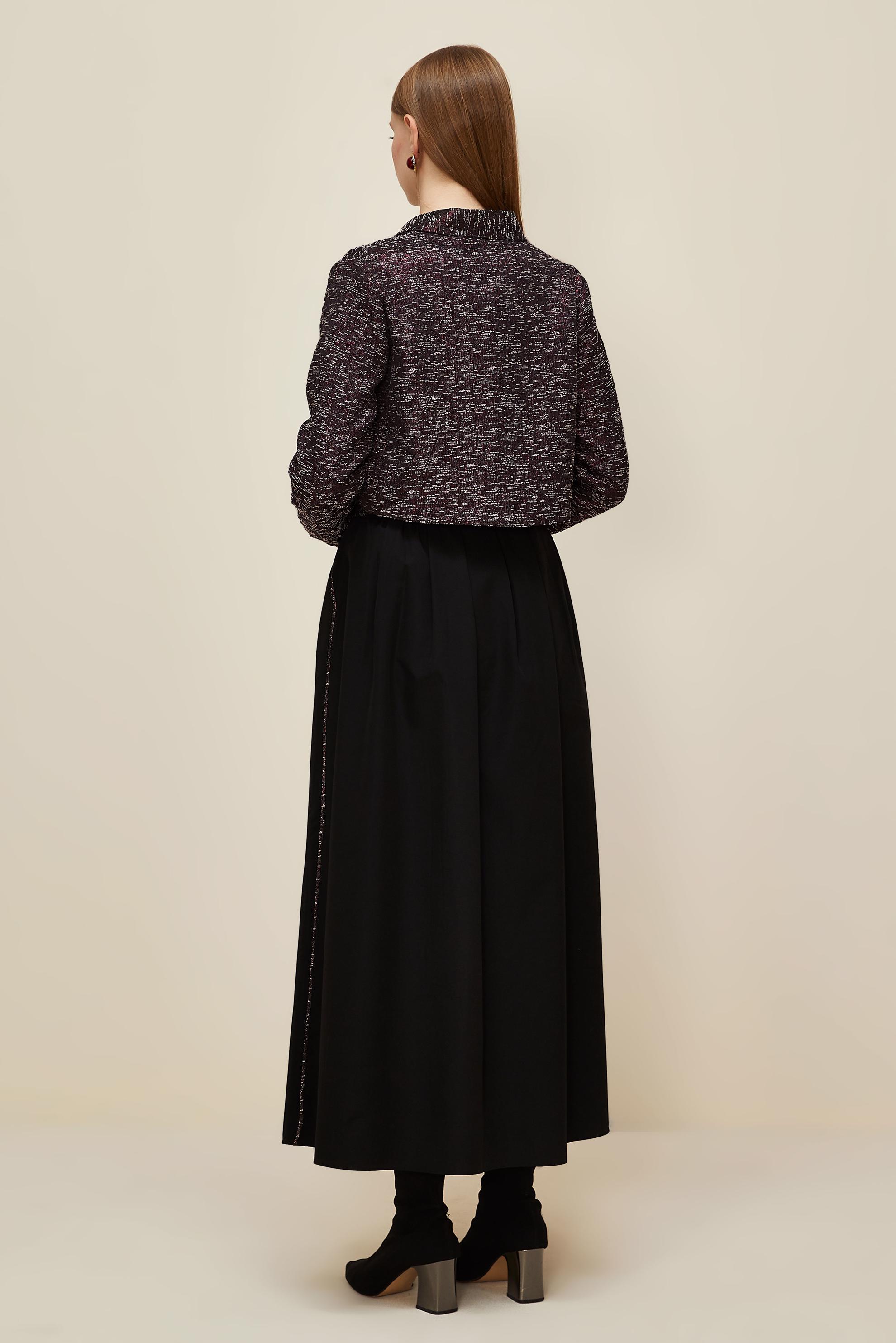 Vêtements hijab PRUNE COSTUME À JUPE JACQUARD 45935