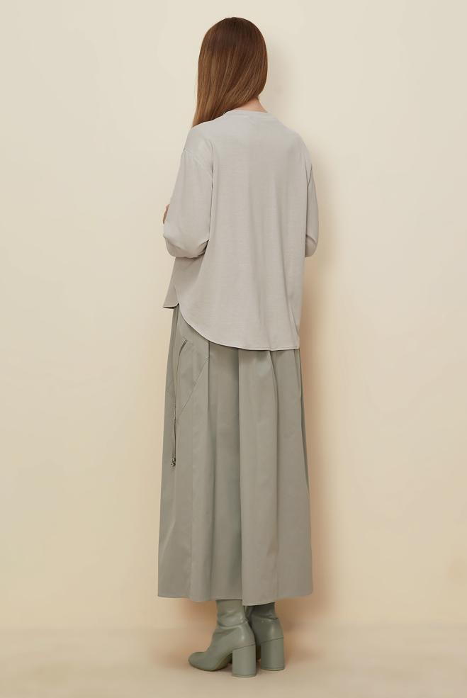 Hijab clothing BEIGE ZIPPERED SKIRTED SUIT 46026 - ALVİNA