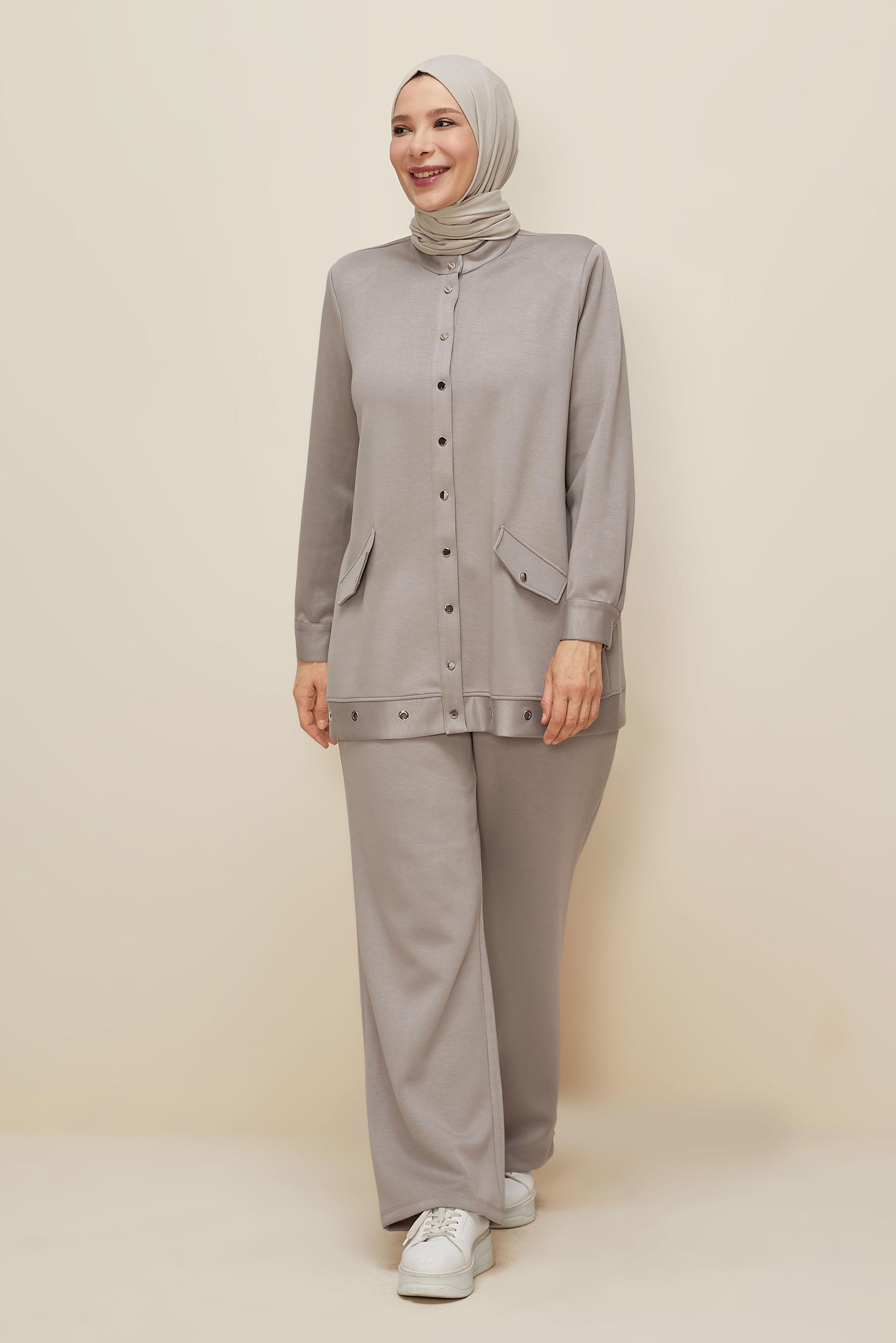 Hijab clothing MINK PLUS SIZE PANTSUIT 20873