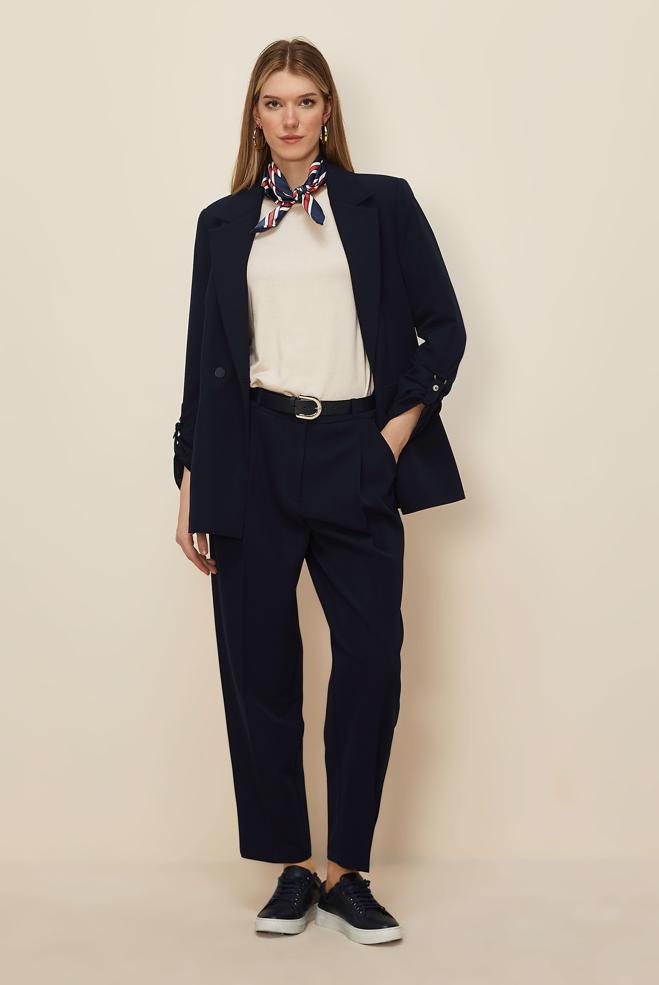 Tesettür giyim LACİVERT 30540 44102 2&prime;Lİ PANT.TK. 38-44 TEK40 - ALVİNA