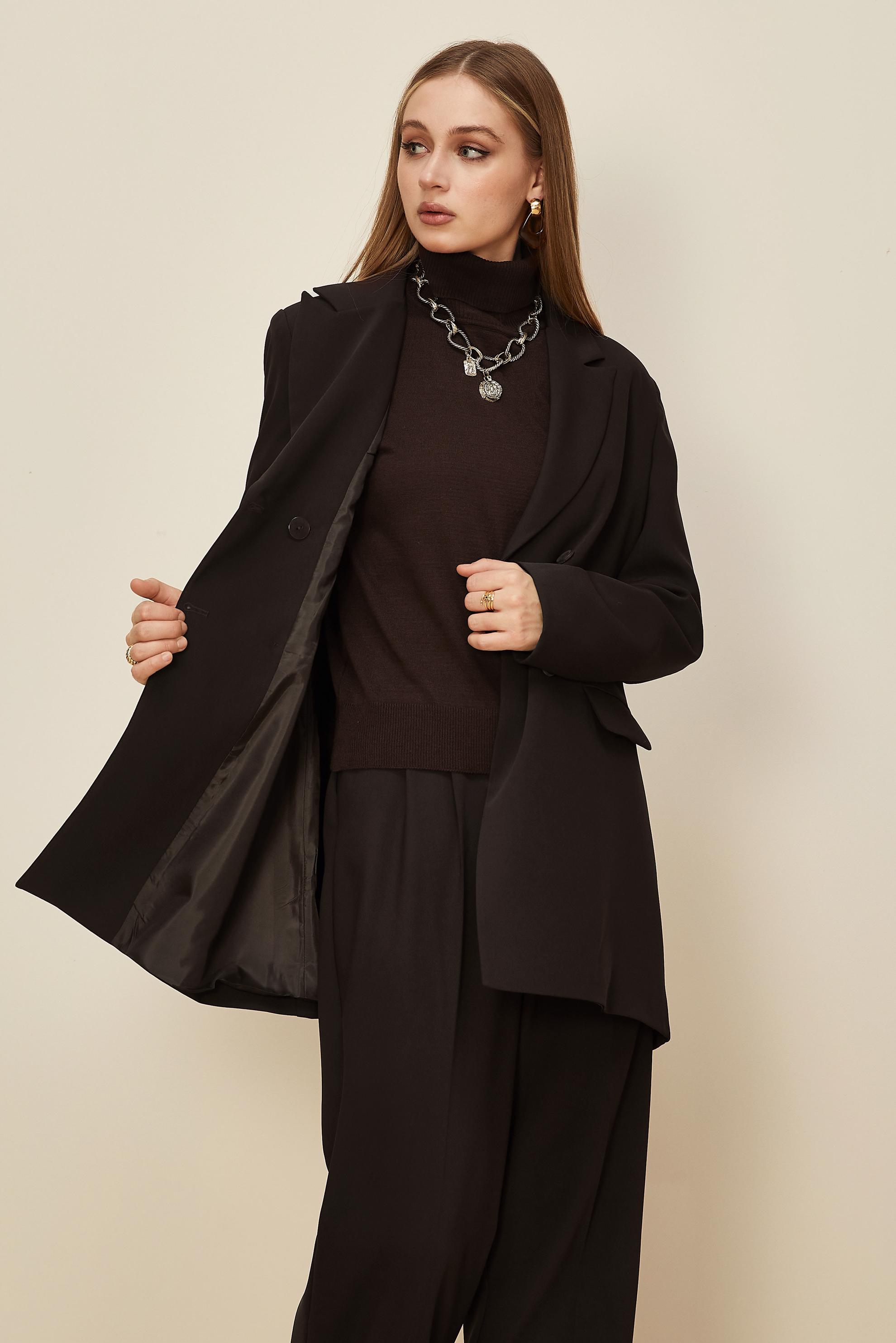 Tesettür giyim KAHVE 30543 12067 2 Lİ PANT.TK.38-46 TEK 42