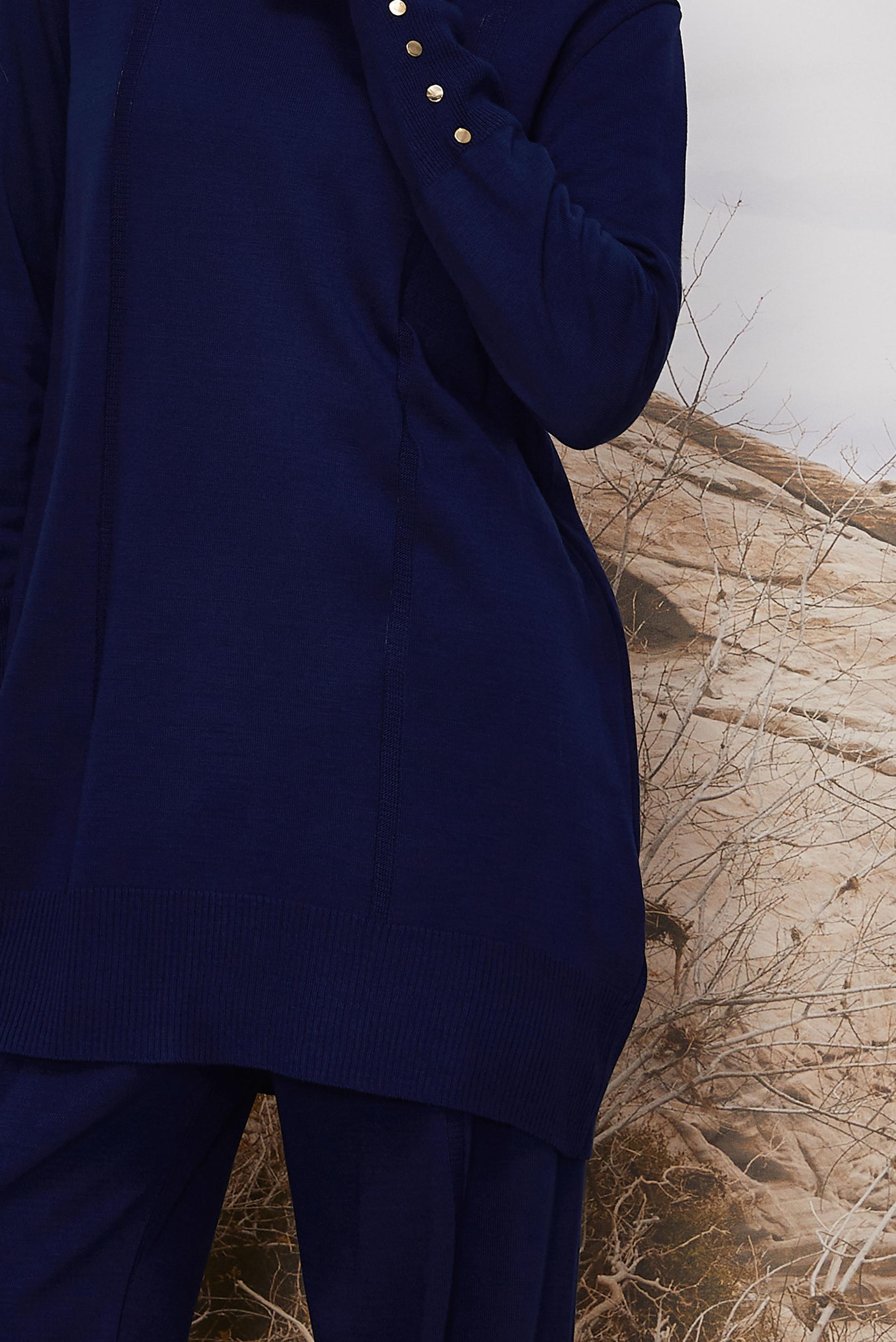 Tesettür giyim LACİVERT PANTOLONLU TRİKO TAKIM 45825