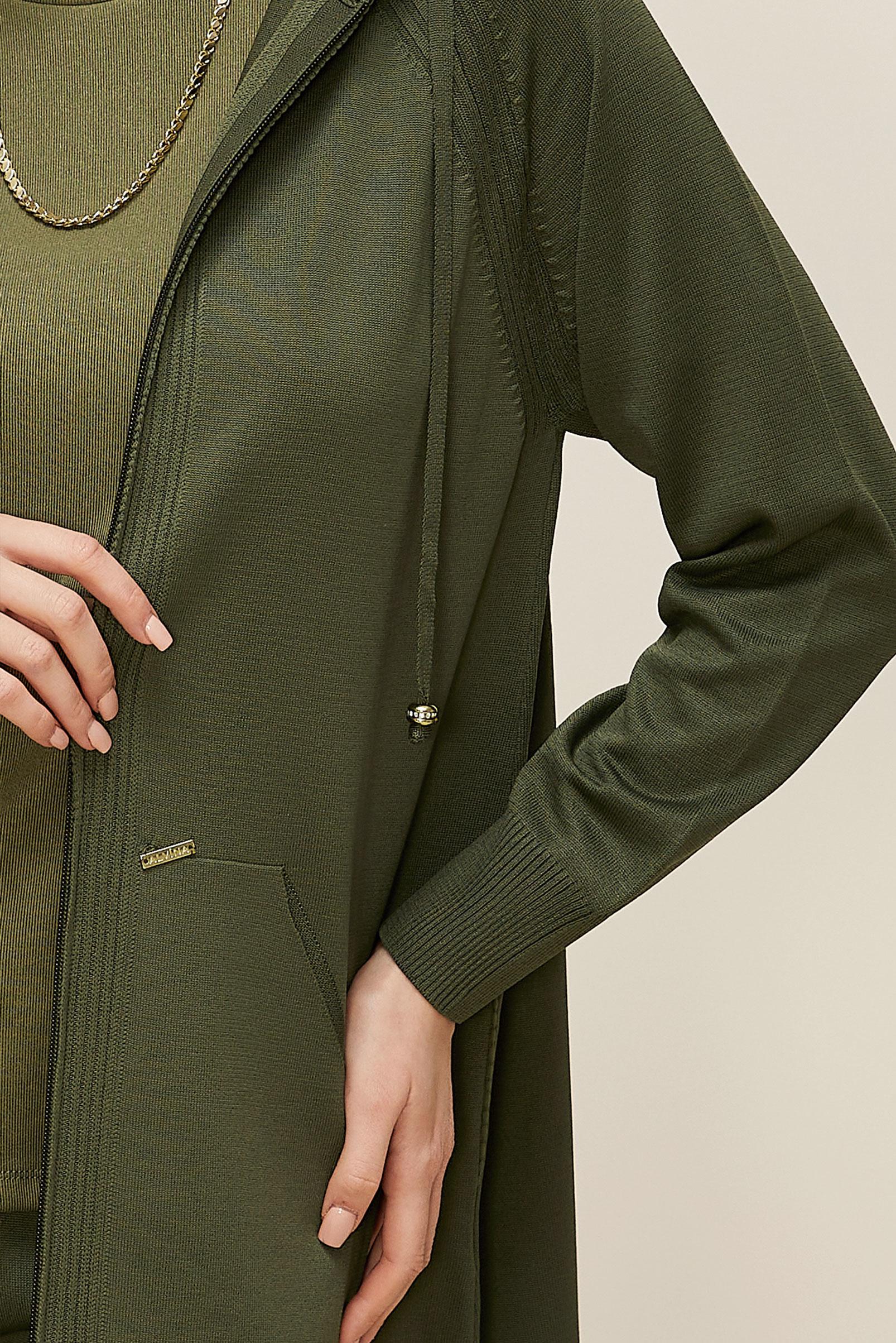 Hijab clothing KHAKI KNITWEAR PANTSUIT 45902