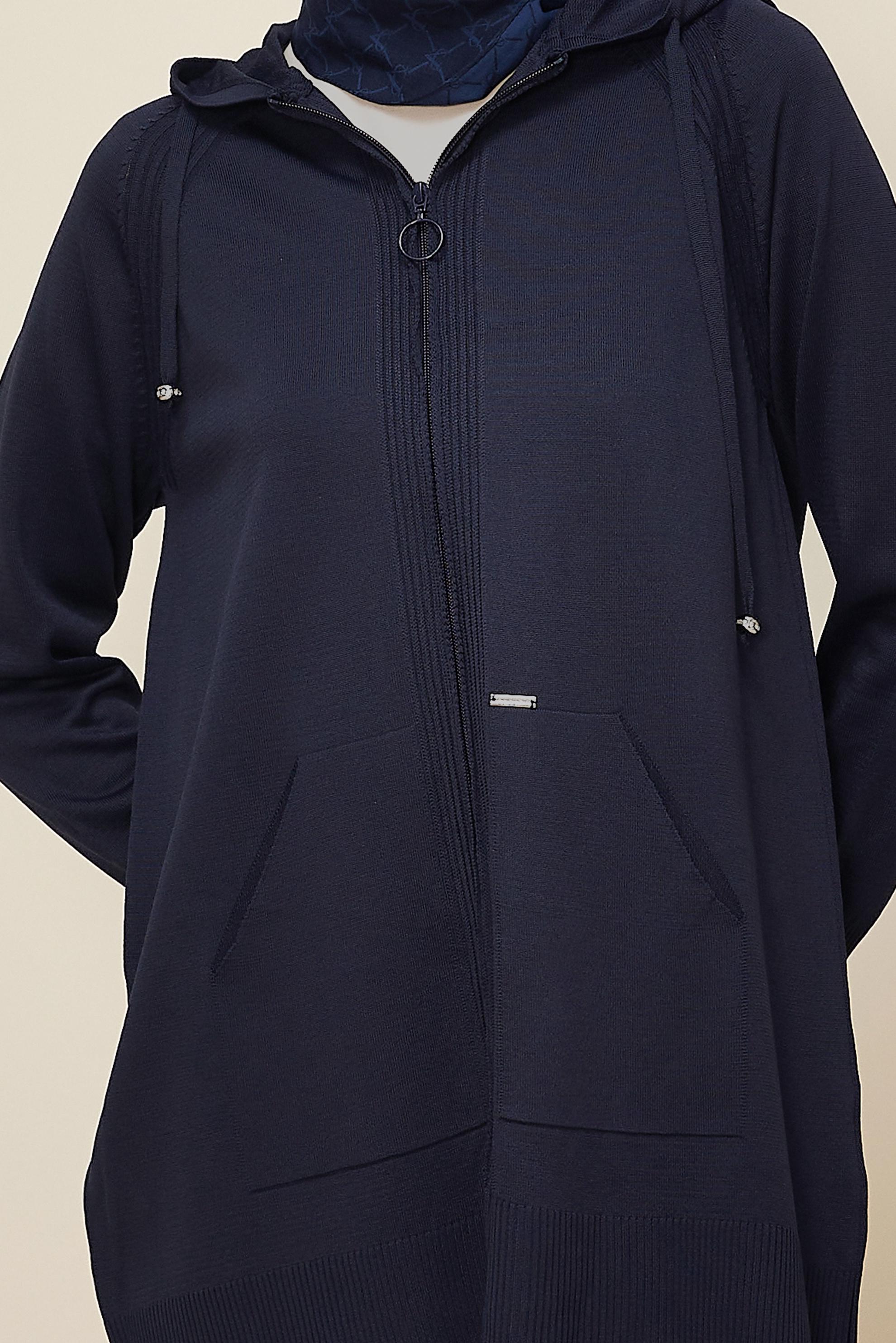 Tesettür giyim LACİVERT 45902 TRİKO 2&prime;Lİ PANT.TAK.38-46