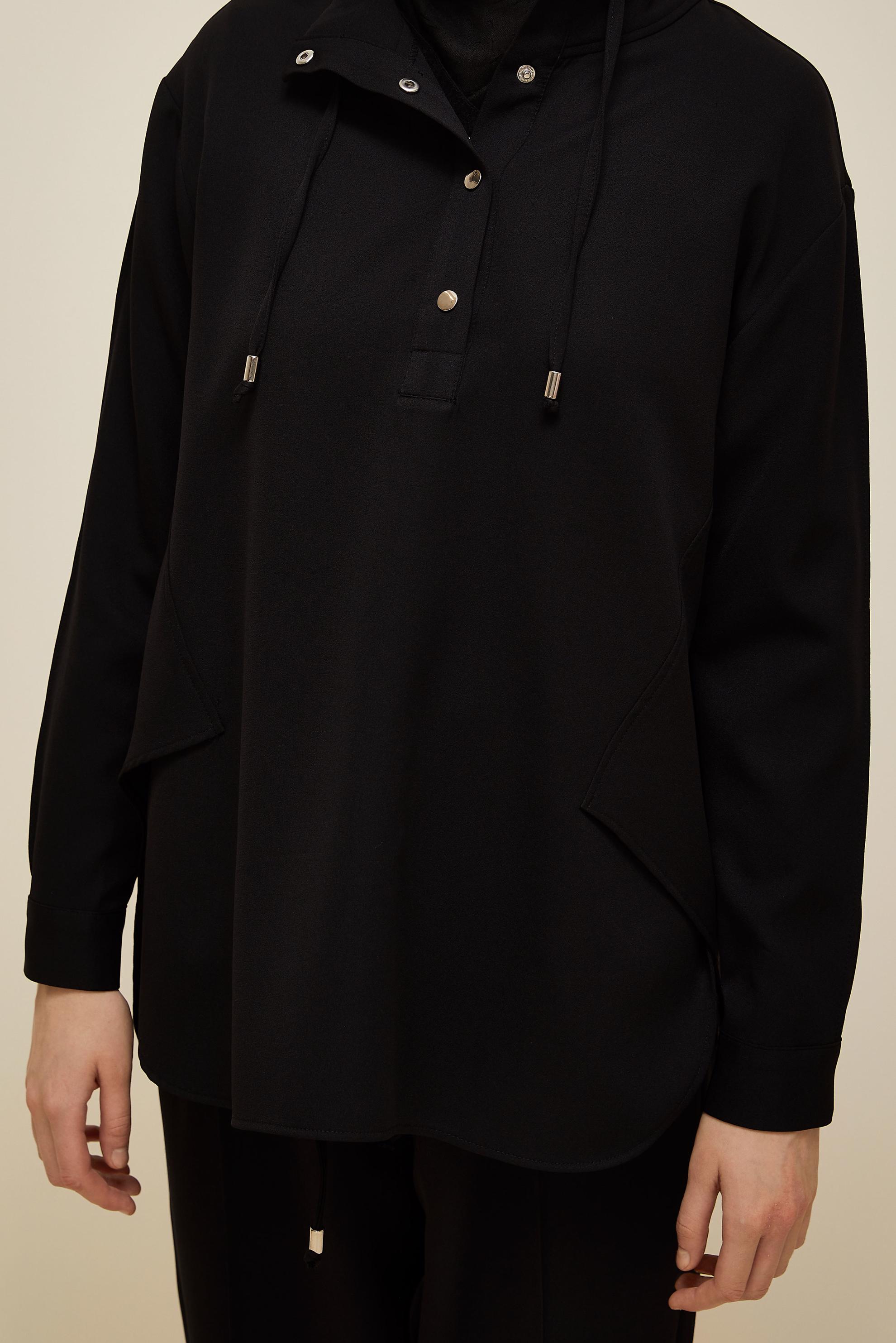 Tesettür giyim SİYAH PANTOLONLU TAKIM 45972