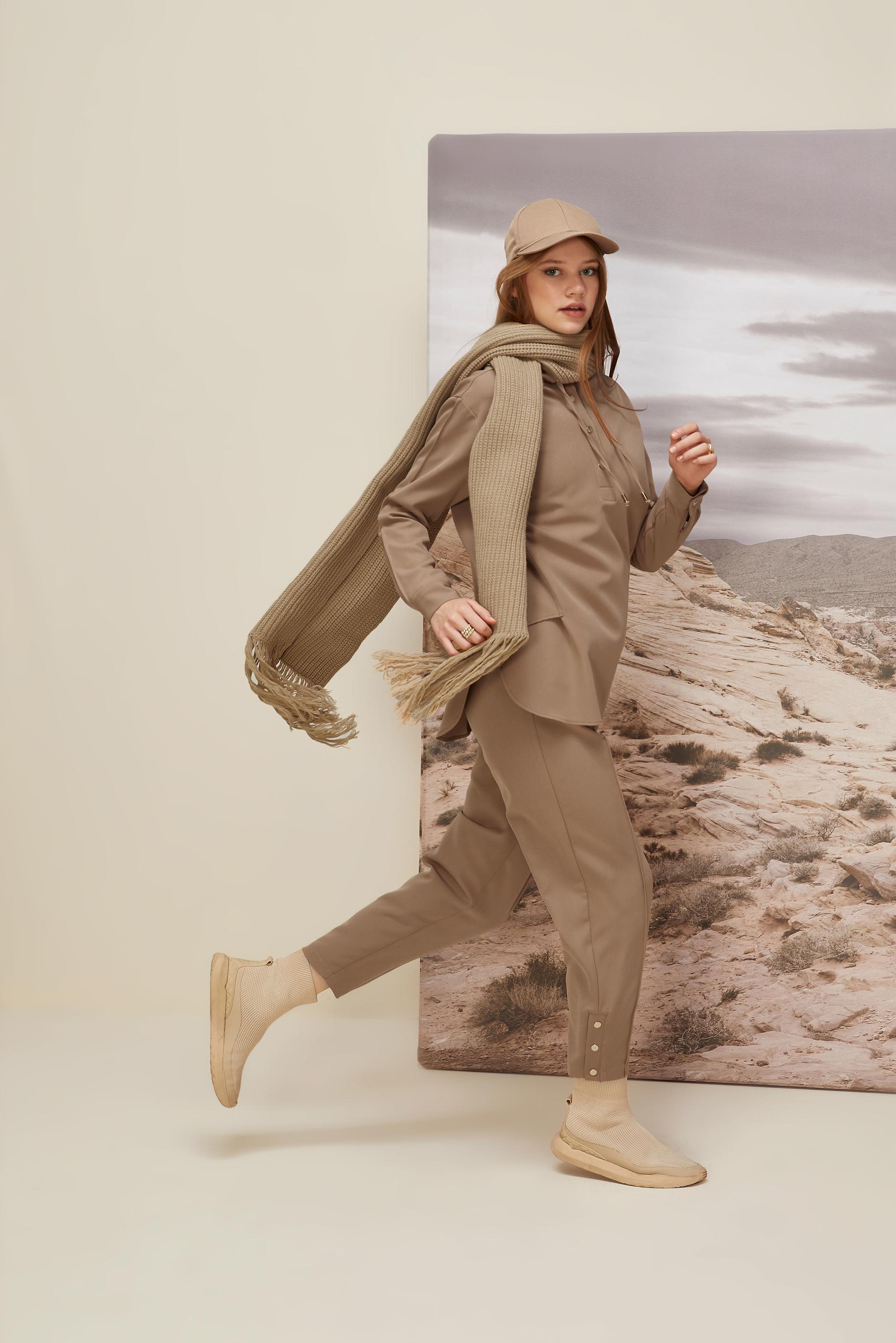 Hijab clothing BROWN PANTSUIT 45972