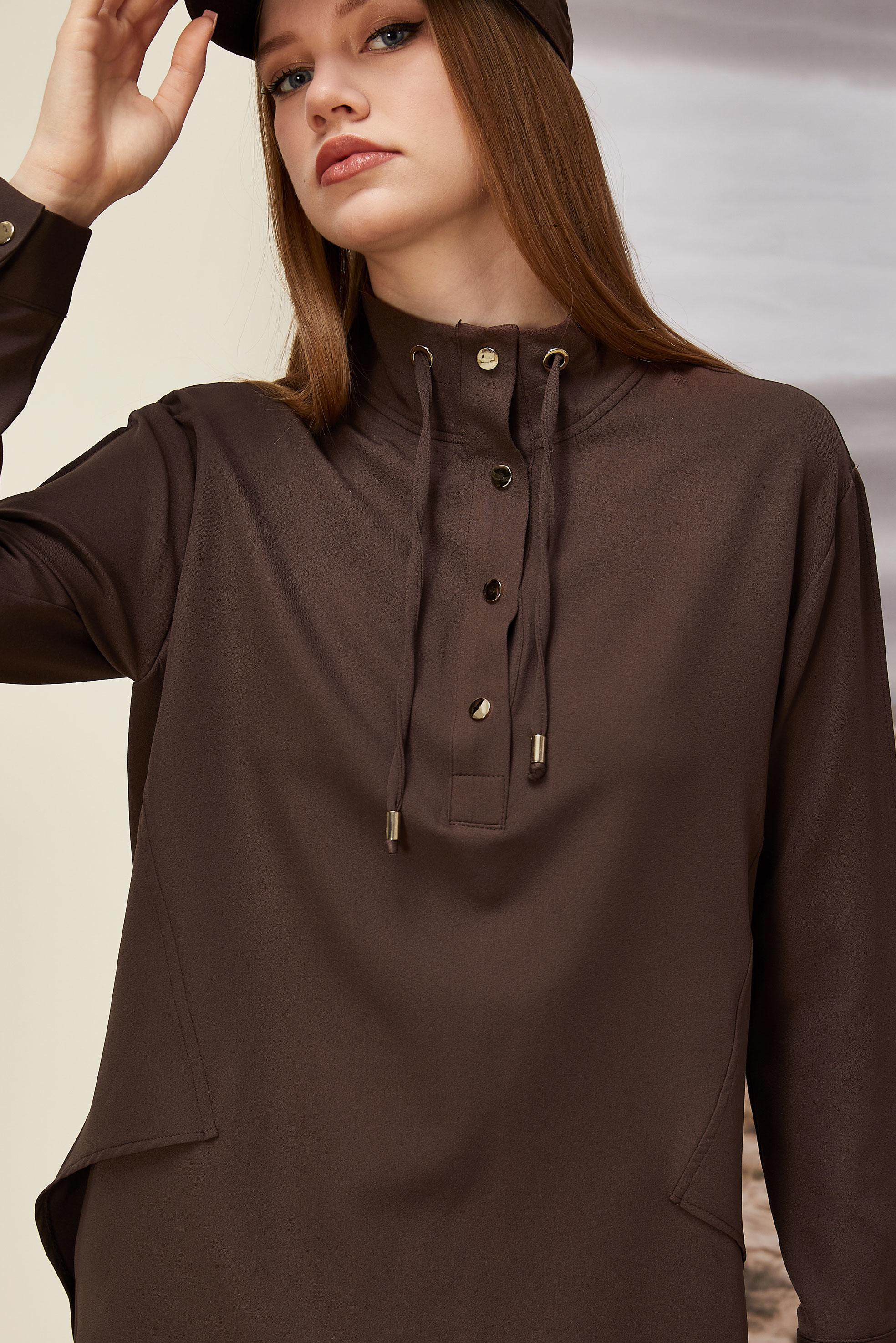 Hijab clothing BROWN PANTSUIT 45972