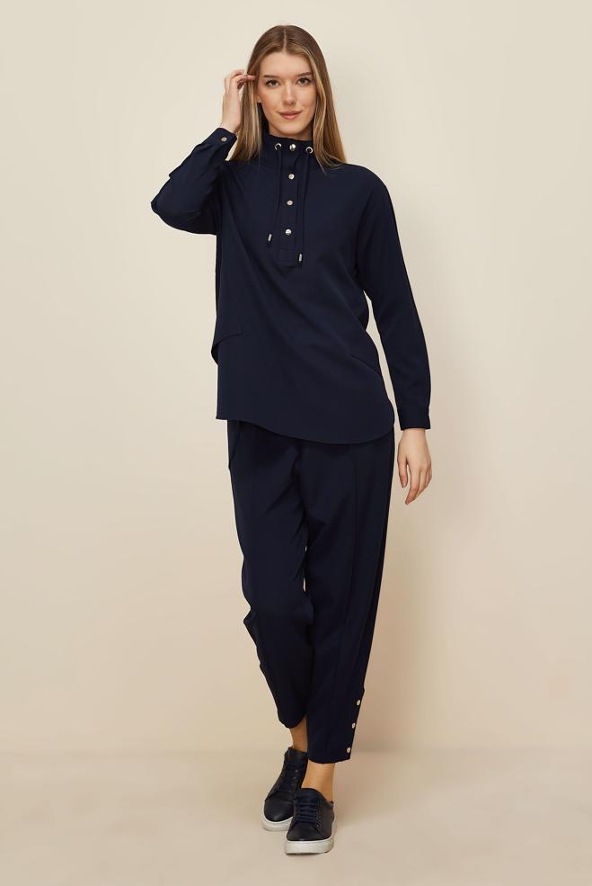 Tesettür giyim LACİVERT 45972 43961 2 Lİ PAN.TK.36-44 TEK 38 - ALVİNA