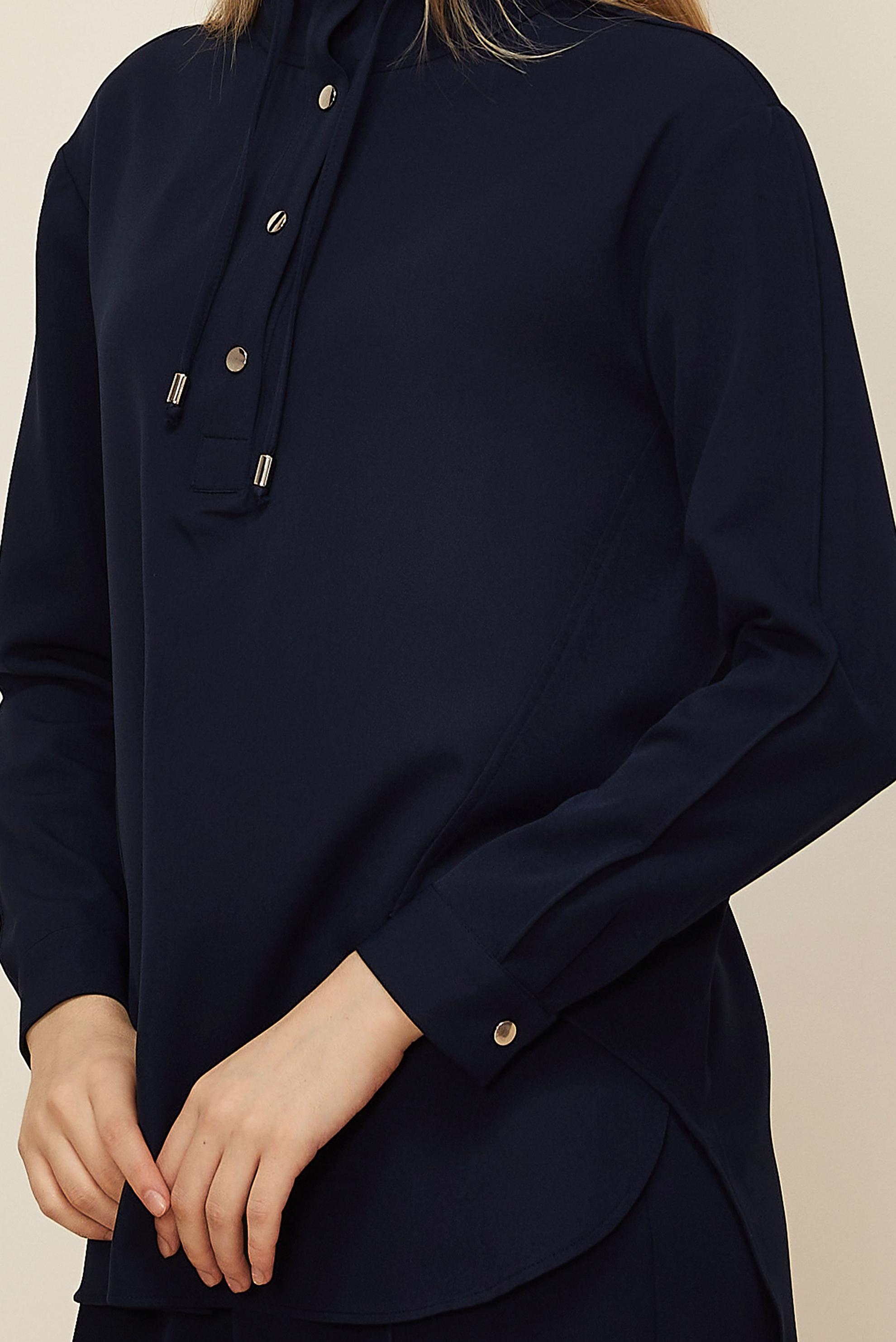 Tesettür giyim LACİVERT PANTOLONLU TAKIM 45972