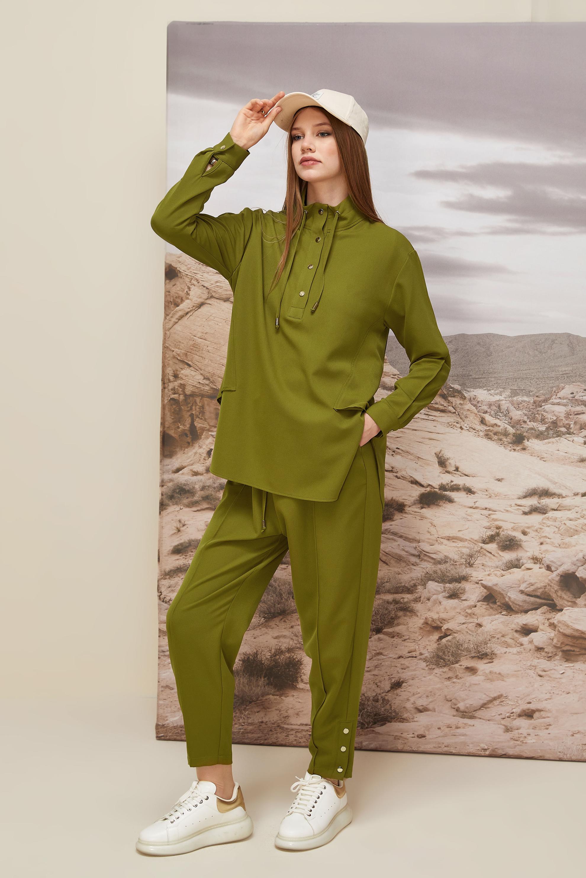 Hijab clothing GREEN PANTSUIT 45972
