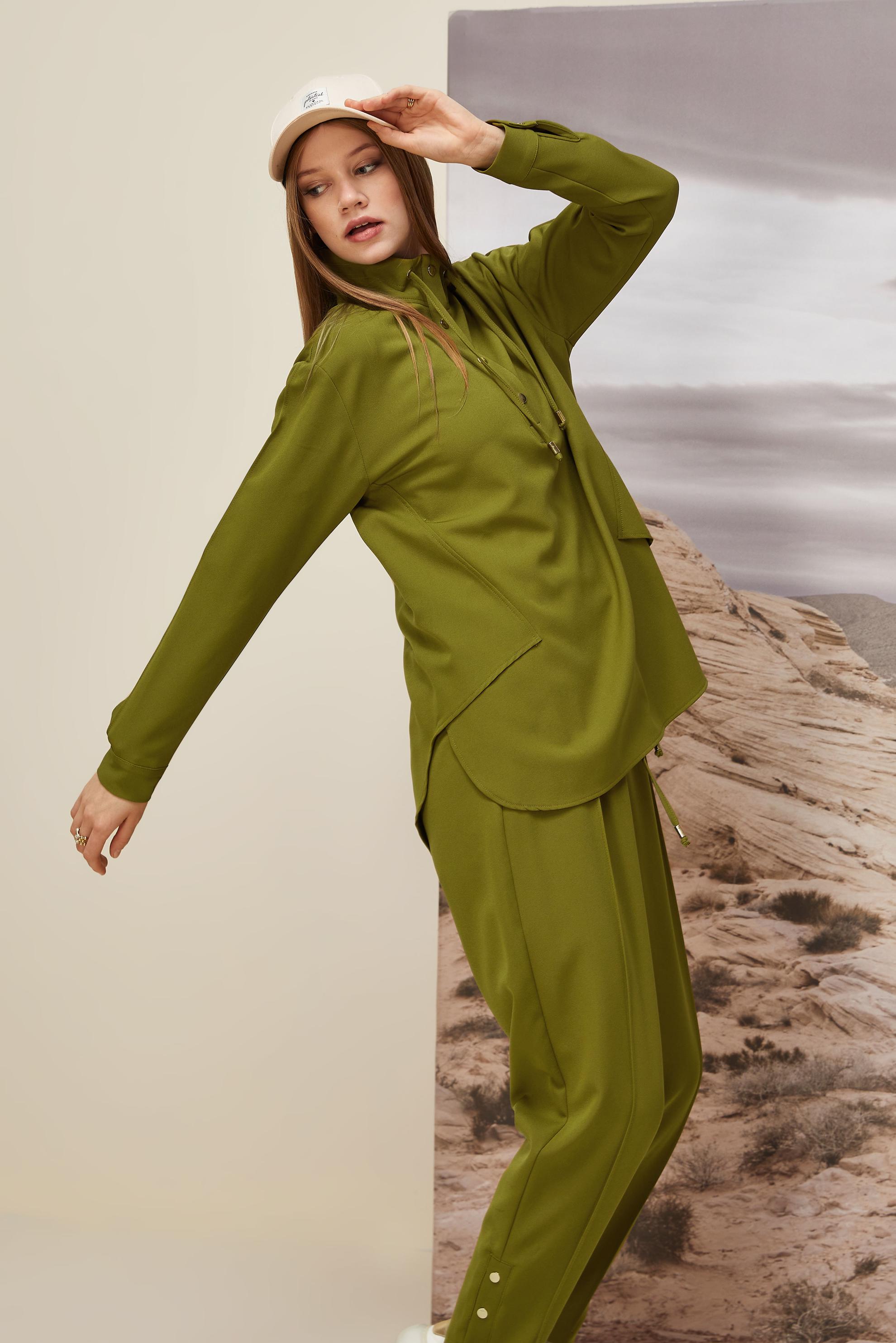 Hijab clothing GREEN PANTSUIT 45972
