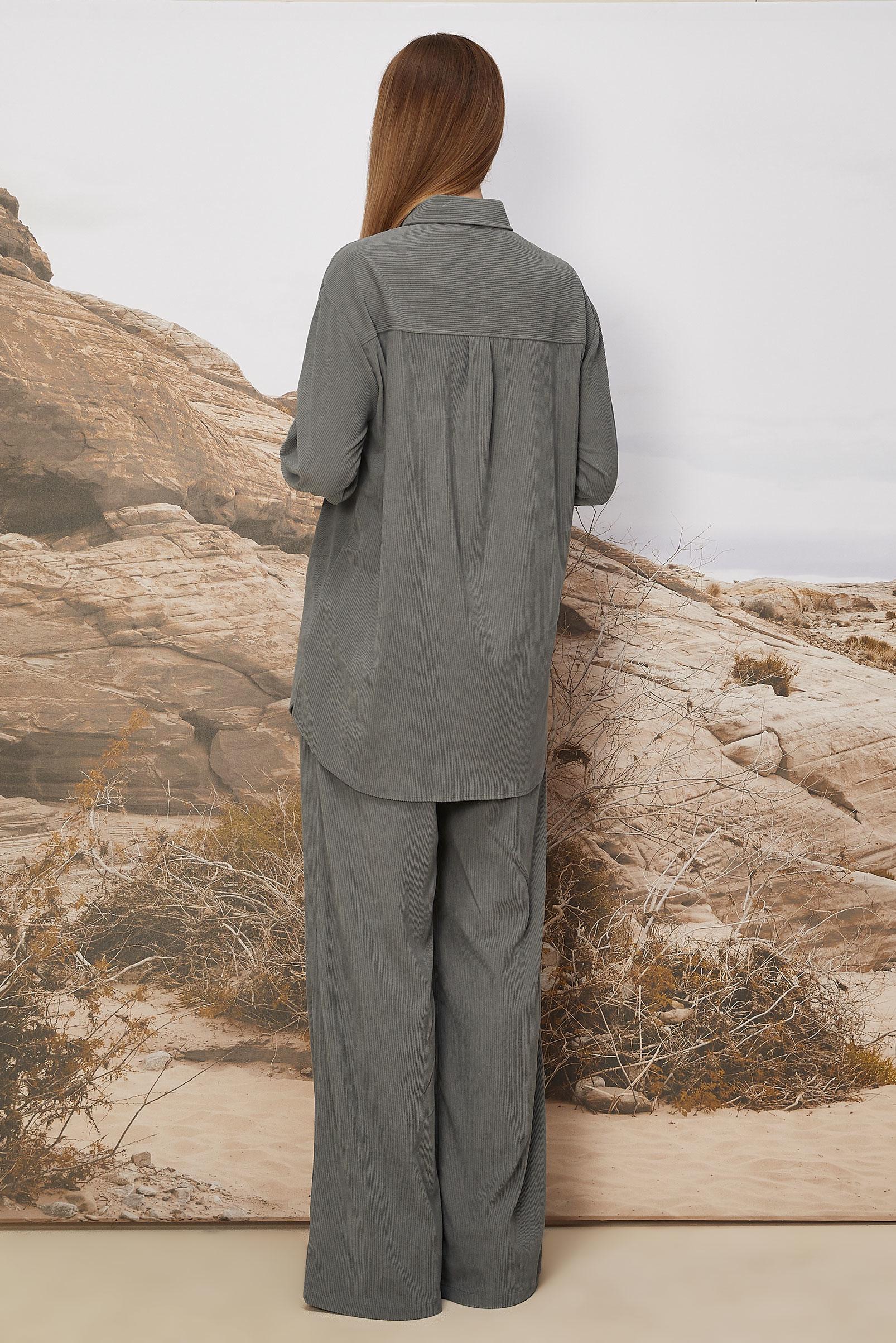 Hijab clothing GREY VELVET PANTSUIT 45990