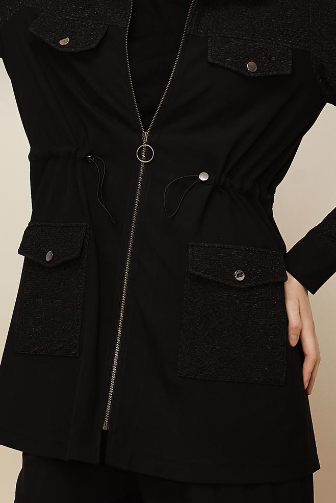 Tesettür giyim SİYAH 46010 KARDELEN 2&prime;Lİ PANT.TK.38-44 TEK 40 - ALVİNA