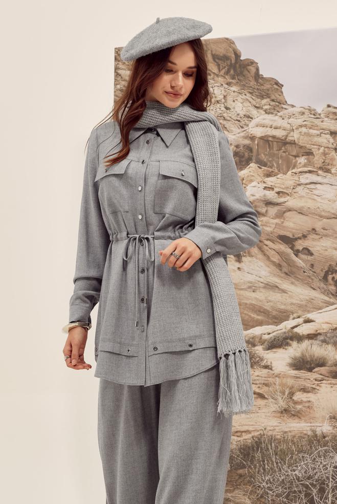 Tesettür giyim GRİ 46012 ARENDAL 70037 2′Lİ PANT.TK.38-44 TEK40 - ALVİNA