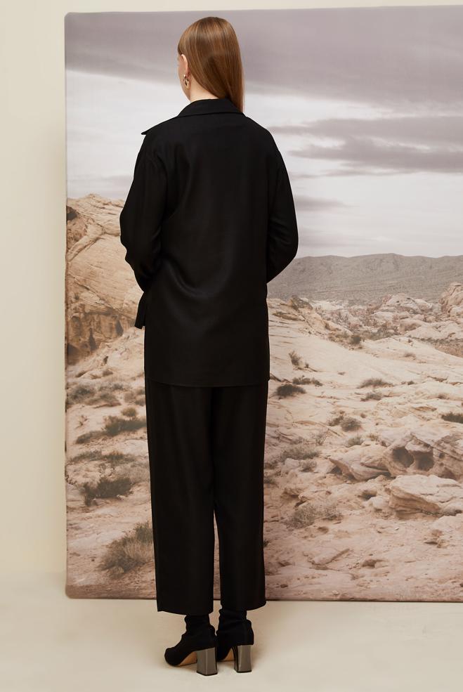 Vêtements hijab NOIR ENSEMBLE PANTALON 46045 - ALVİNA