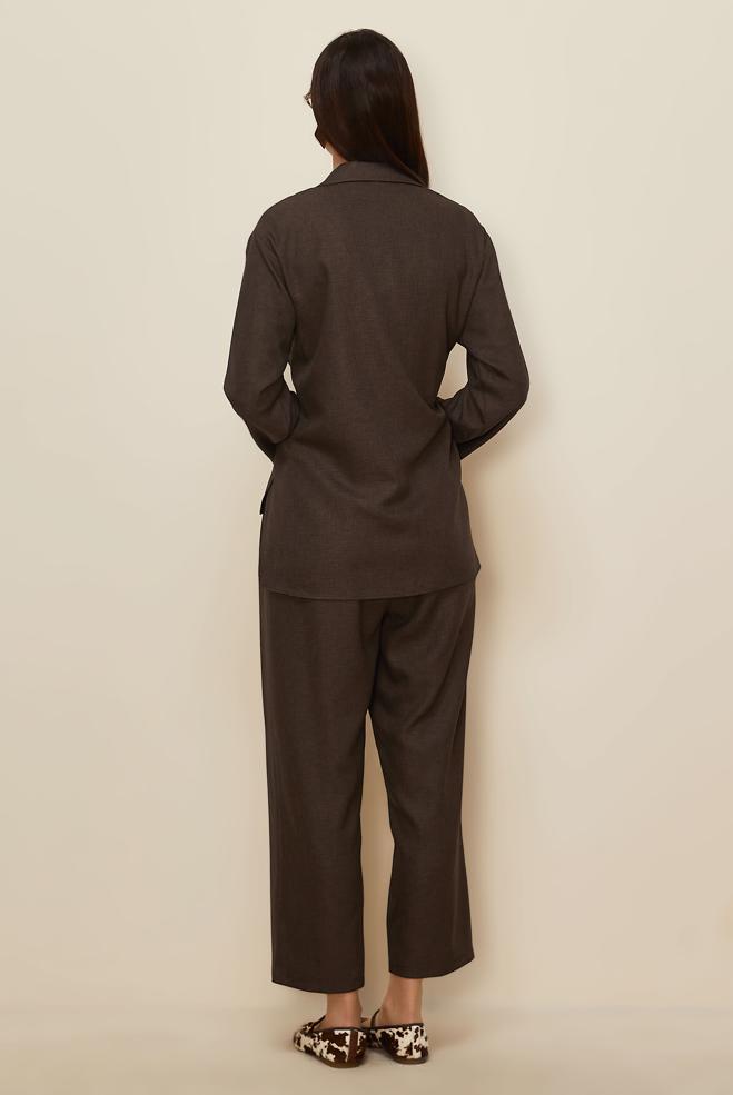 Tesettür giyim KAHVE 46045 17235 2&prime;Lİ PANT.TK. 38-44 - ALVİNA