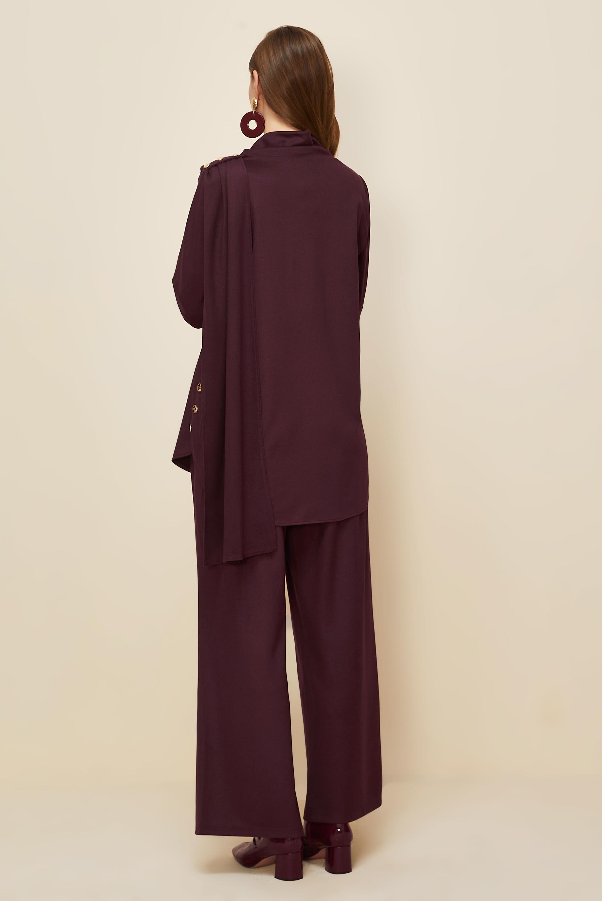 Hijab clothing DAMSON 46066 DİAGONEL SÜET 2 Lİ PANT.TK.38-44 TEK 40