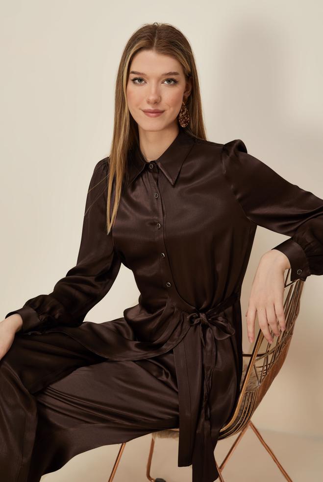 Tesettür giyim KAHVE 46075-1 SOMA 5970 2 Lİ PAN.TK.38-46 TEK42 - ALVİNA