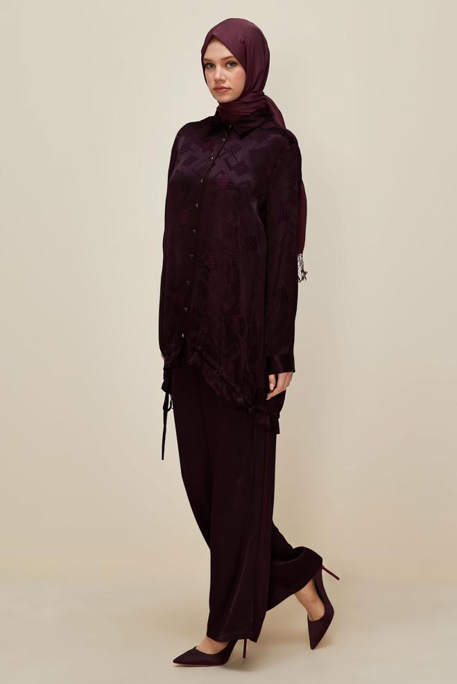 Hijab clothing CLARET RED 46104 JUM 871 2′Lİ PANT.TK. 40-48 TEK 42 - ALVİNA