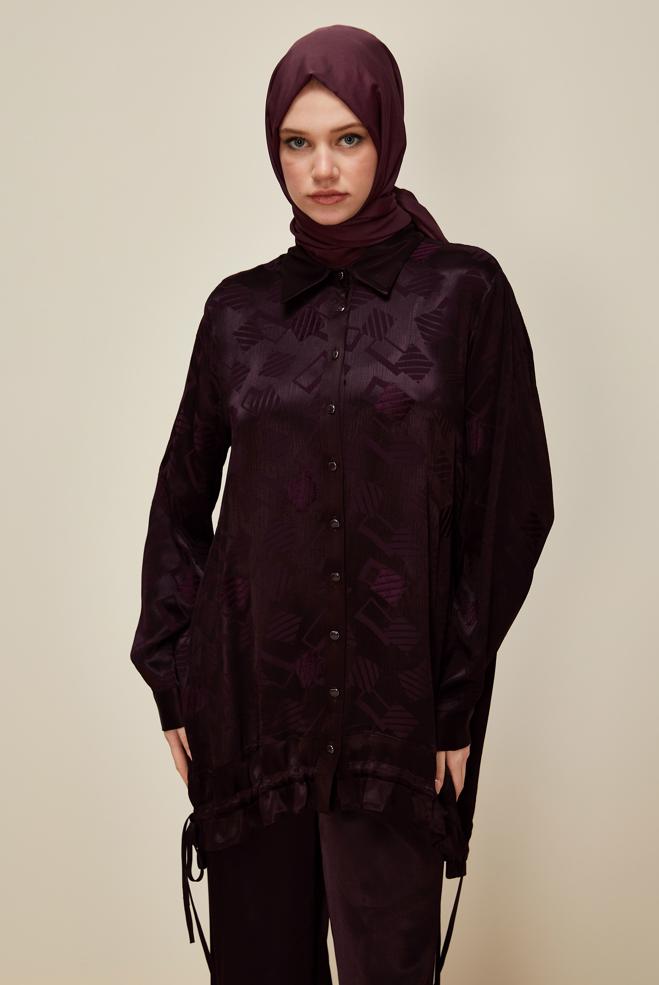 Hijab clothing CLARET RED 46104 JUM 871 2′Lİ PANT.TK. 40-48 TEK 42 - ALVİNA