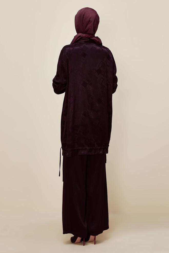 Hijab clothing CLARET RED 46104 JUM 871 2′Lİ PANT.TK. 40-48 TEK 42 - ALVİNA