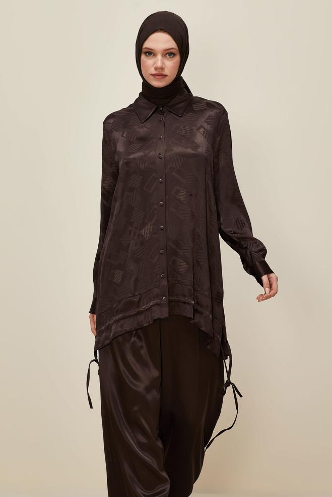 Hijab clothing BROWN 46104 JUM 871 2′Lİ PANT.TK. 40-48 TEK 42 - ALVİNA
