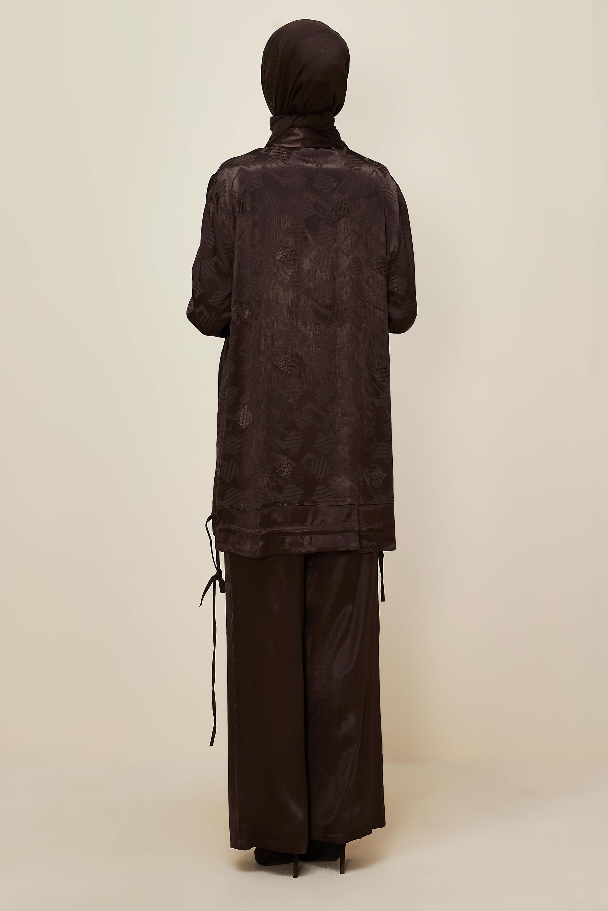Hijab clothing BROWN 46104 JUM 871 2′Lİ PANT.TK. 40-48 TEK 42