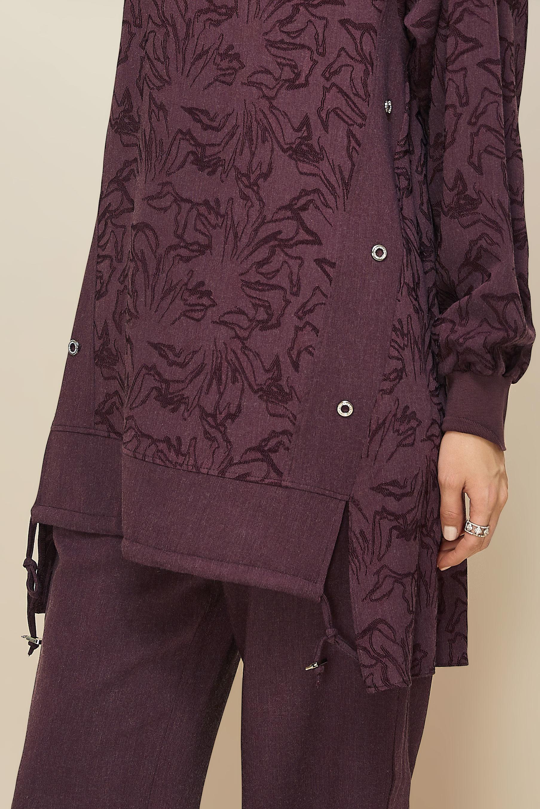 Hijab clothing CLARET RED 46120 JAKAR 563 2′Lİ PANT.TK. 38-46