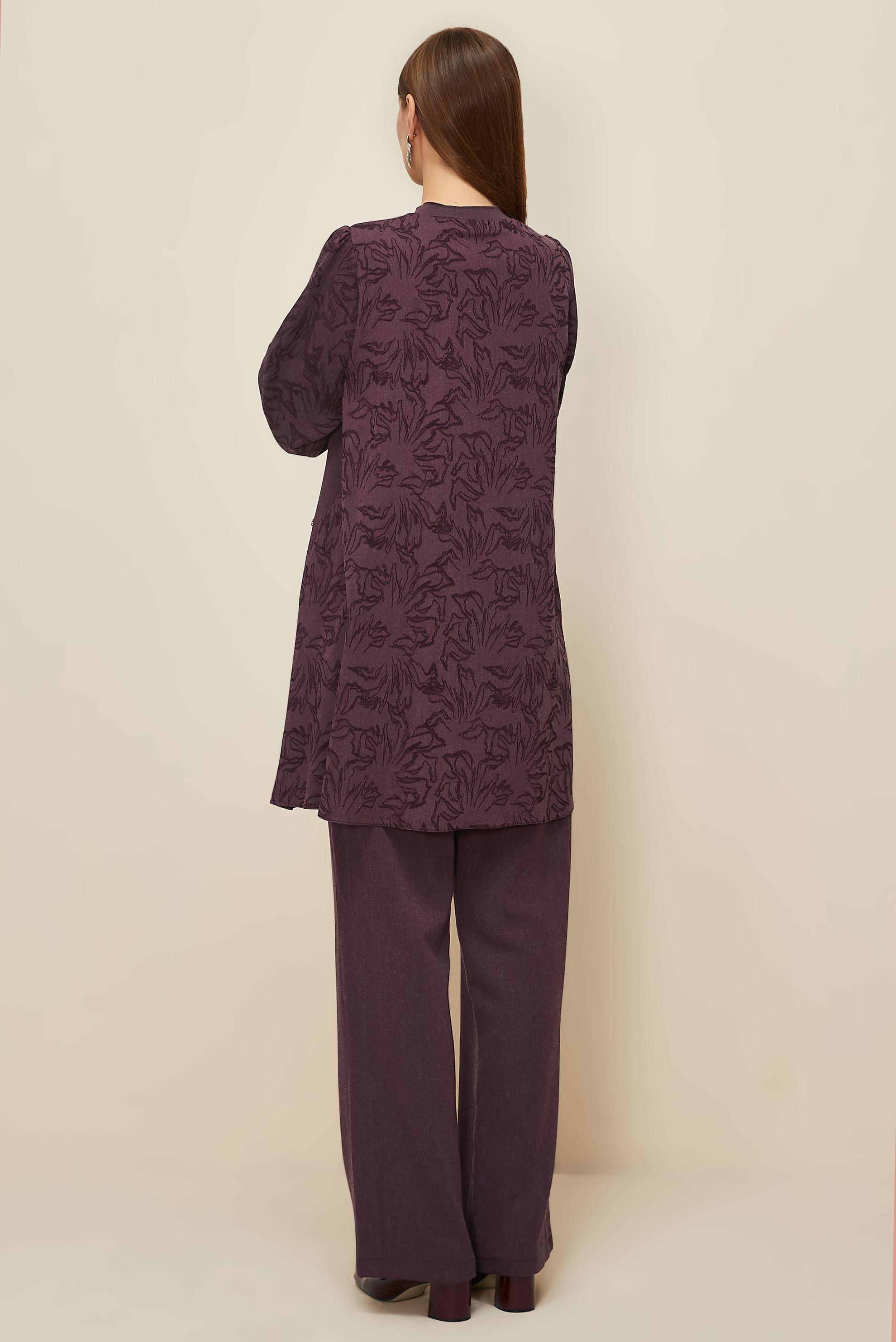 Hijab clothing CLARET RED 46120 JAKAR 563 2′Lİ PANT.TK. 38-46