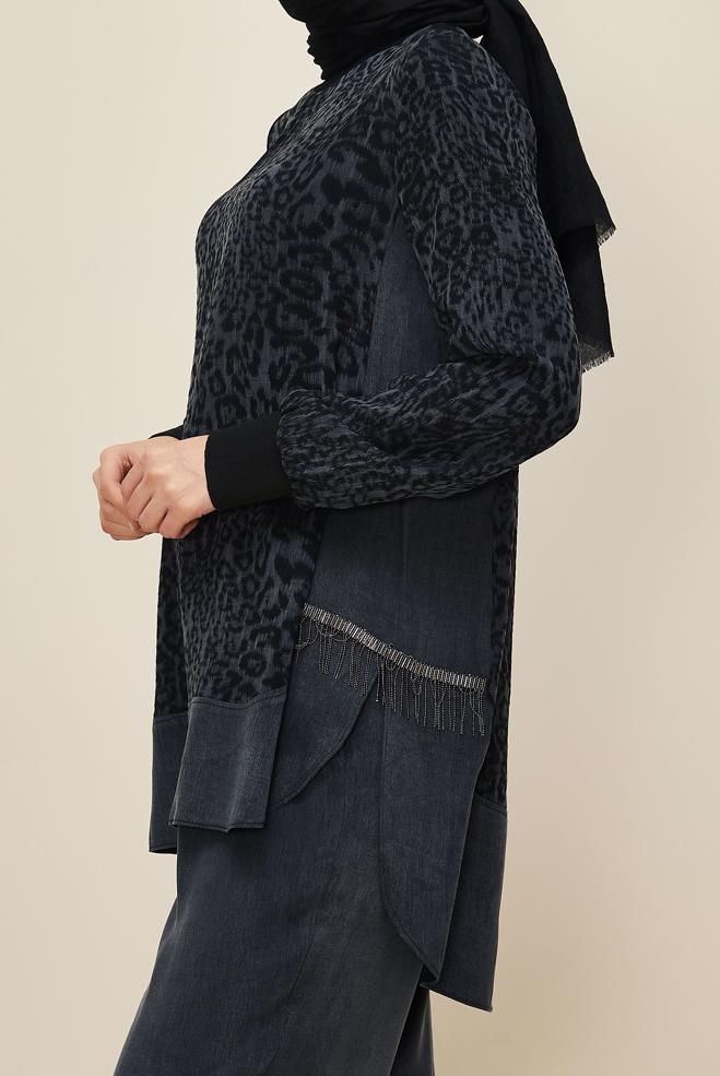 Tesettür giyim SİYAH 46127 CUPRO 2305 2 Lİ PANT.TK 38-46 TEK40 - ALVİNA