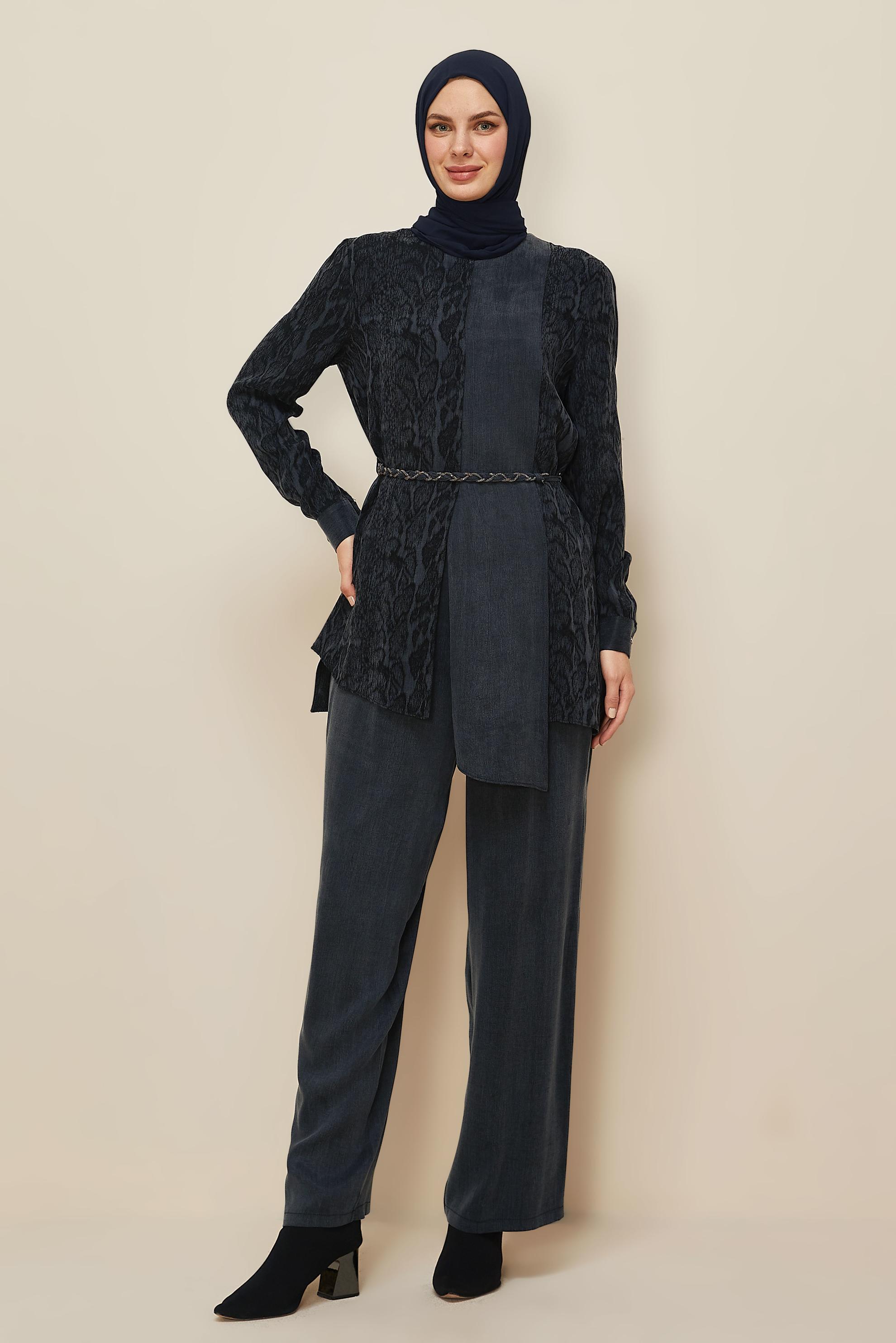 Hijab clothing BLACK 46139 CUPRO 2286 2′Lİ PANT.TK. 38-46 TEK40