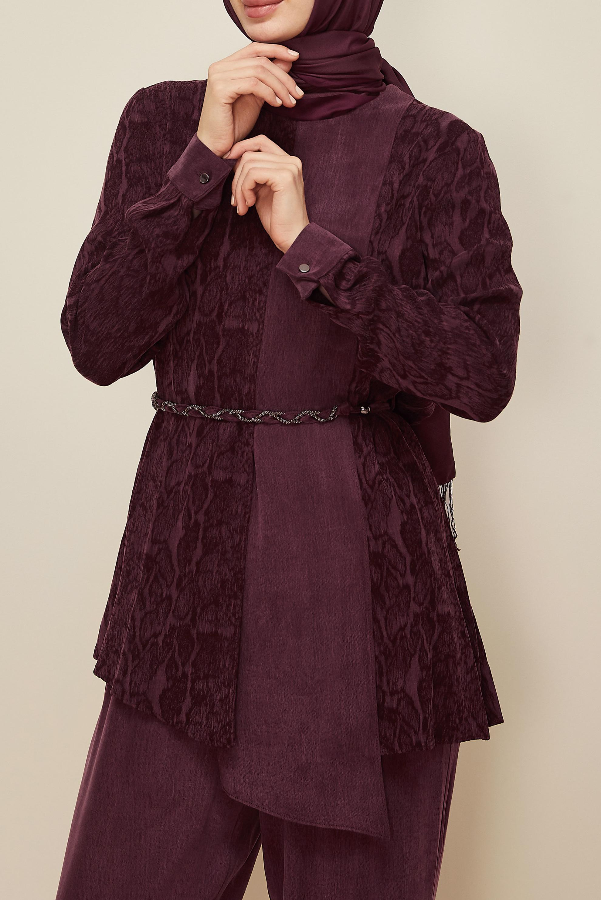 Hijab clothing CLARET RED 46139 CUPRO 2286 2′Lİ PANT.TK. 38-46 TEK40